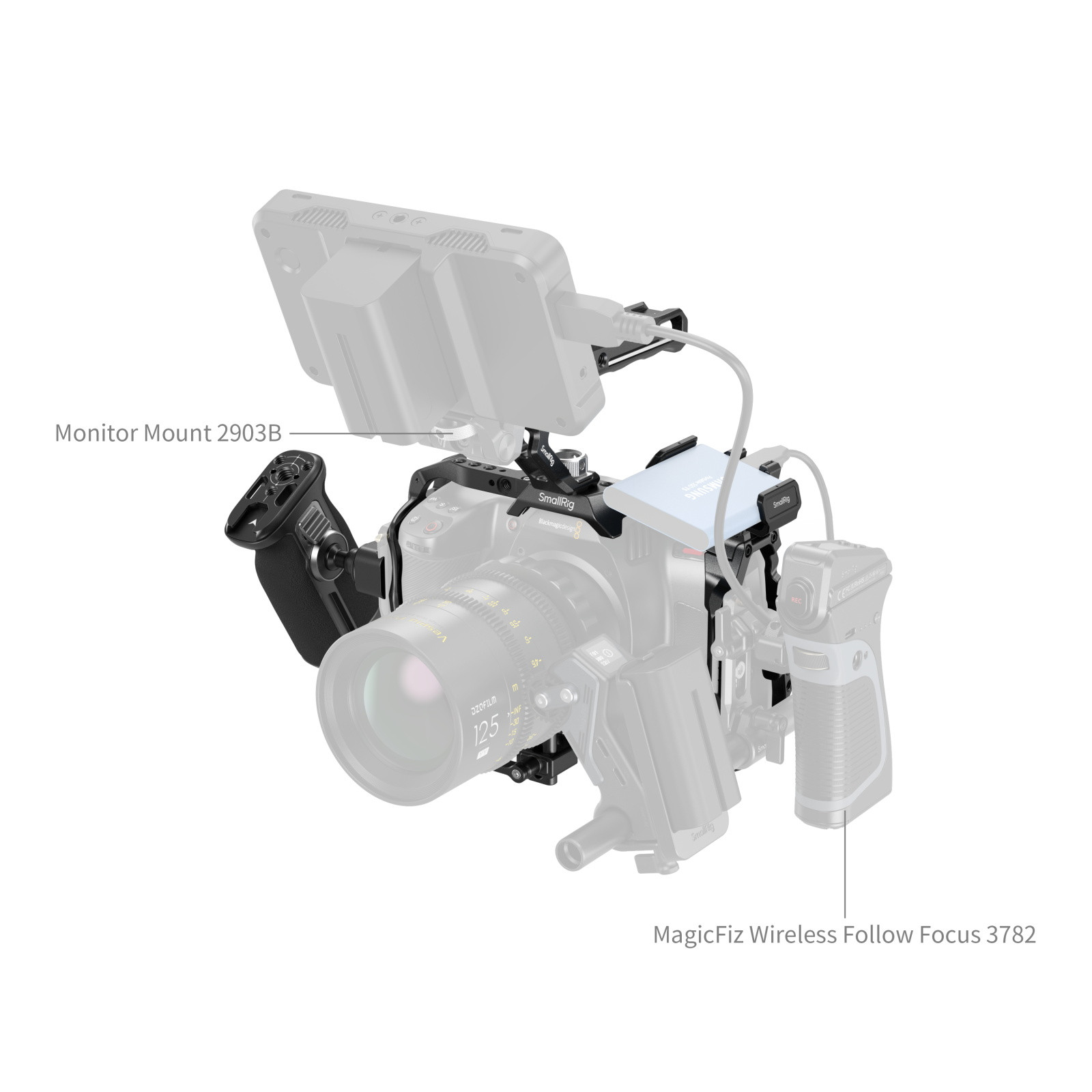SmallRig Cage Kit for Blackmagic Design Cinema 6K (Advanced Edition) 4575B
