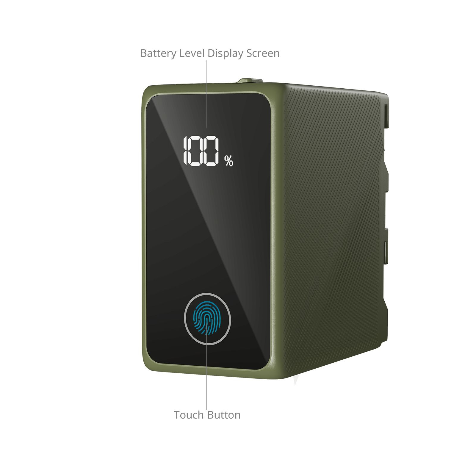 SmallRig USB-C Rechargeable Camera Battery for Sony NP-F970 (Green) 4577