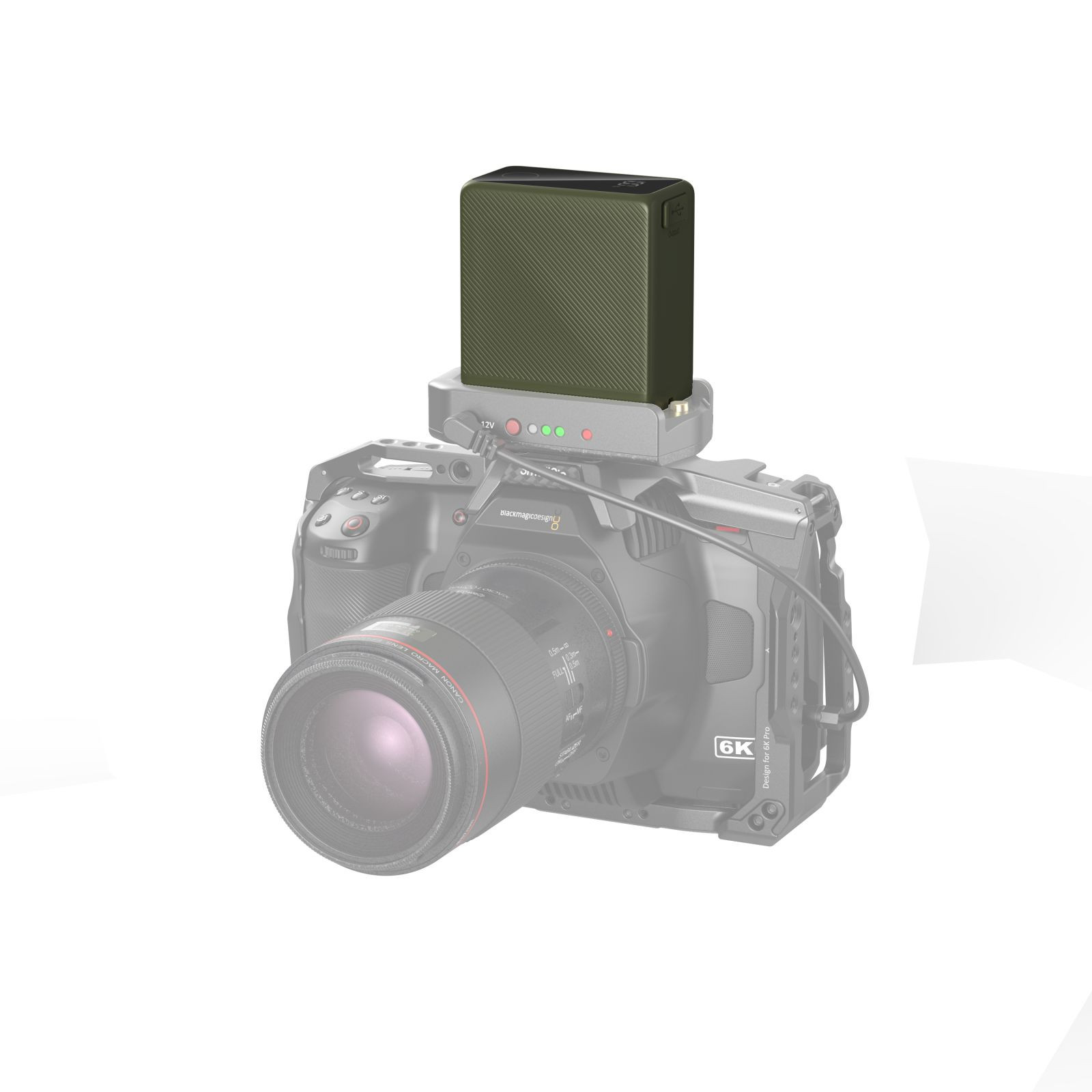 SmallRig USB-C Rechargeable Camera Battery for Sony NP-F970 (Green) 4577