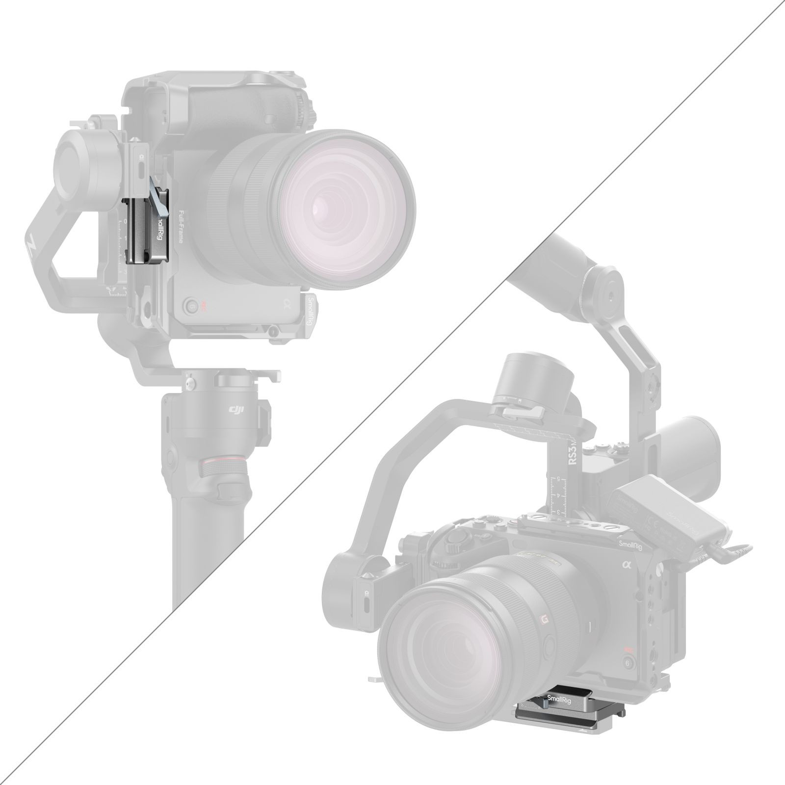 SmallRig "HawkLock" H38 Arca-Type Quick Release Plate for DJI Stabilizers 4639