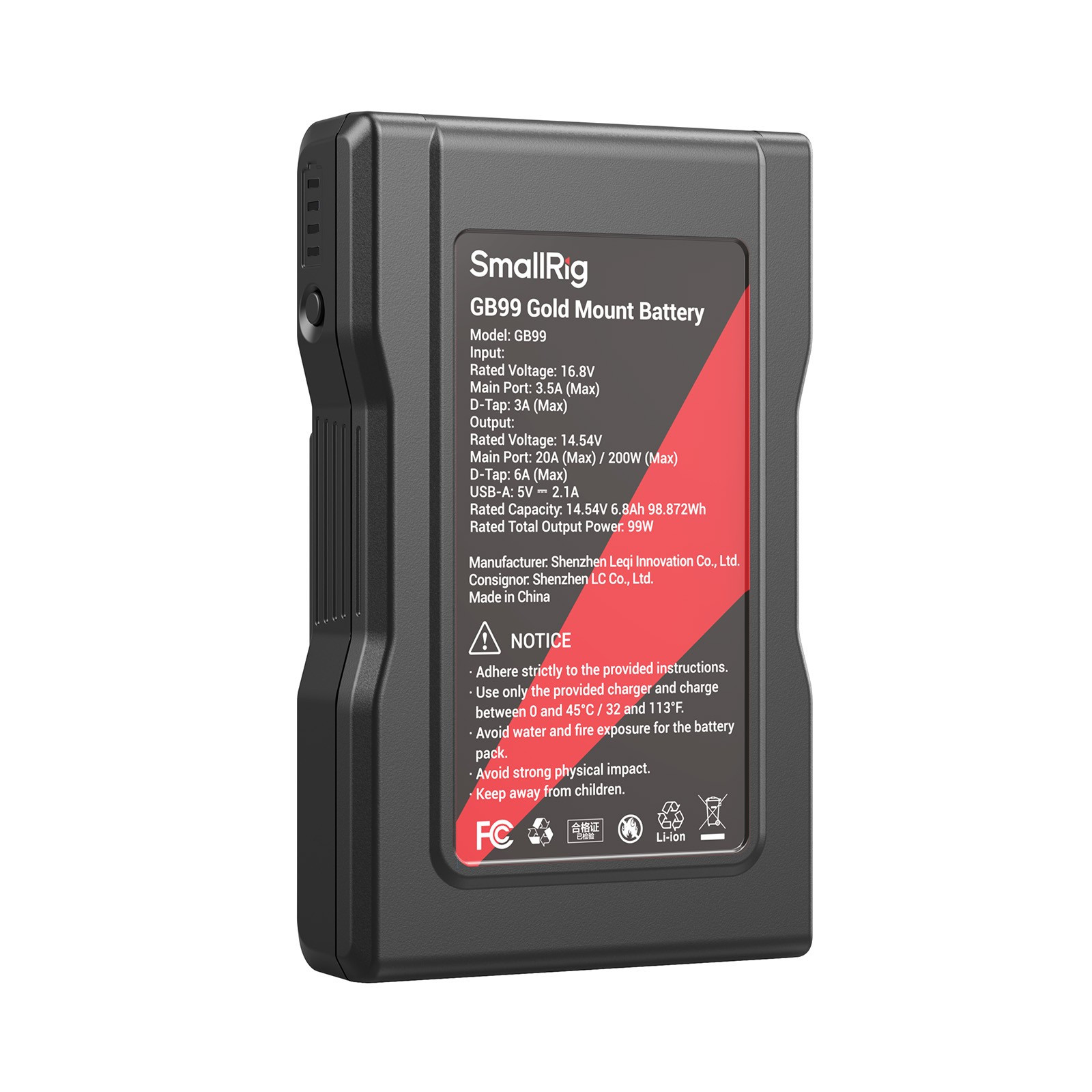 SmallRig GB99 Gold Mount Battery 4678