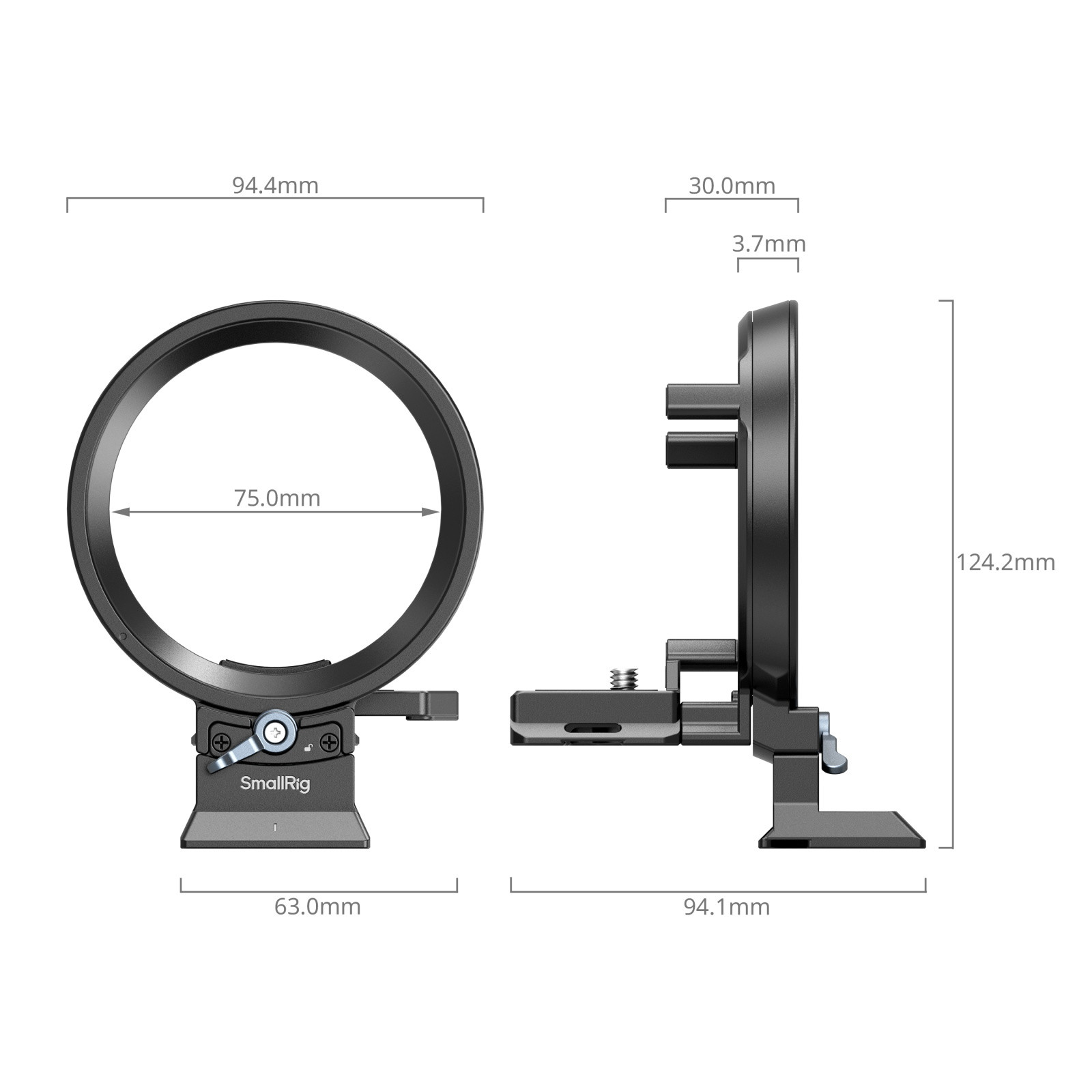 SmallRig Rotatable Horizontal-to-Vertical Mount Plate Kit for Panasonic LUMIX S1R II / S5 II / S5 IIX / G9 II 4702