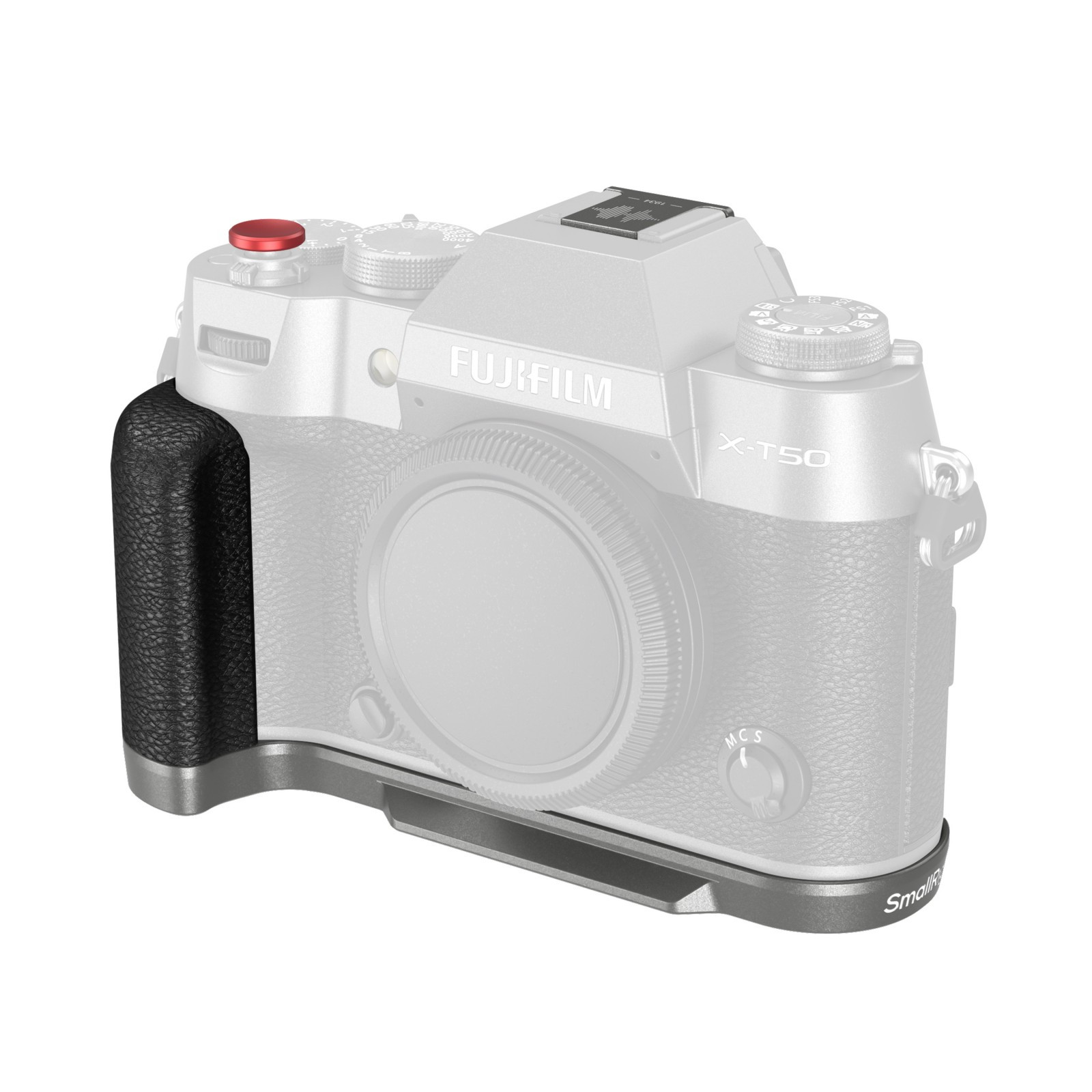 SmallRig L-Shape Grip for FUJIFILM X-T50 (Silicone/Charcoal Silver) 4712B
