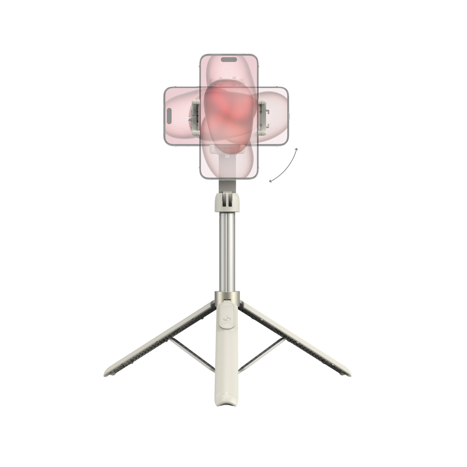 SmallRig Portable Selfie Stick Tripod ST-25 White 4730