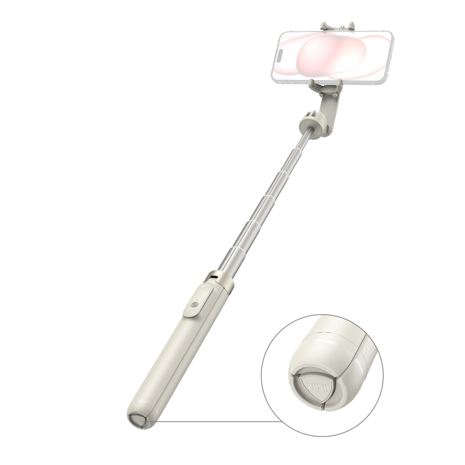 SmallRig Portable Selfie Stick Tripod ST-25 White 4730