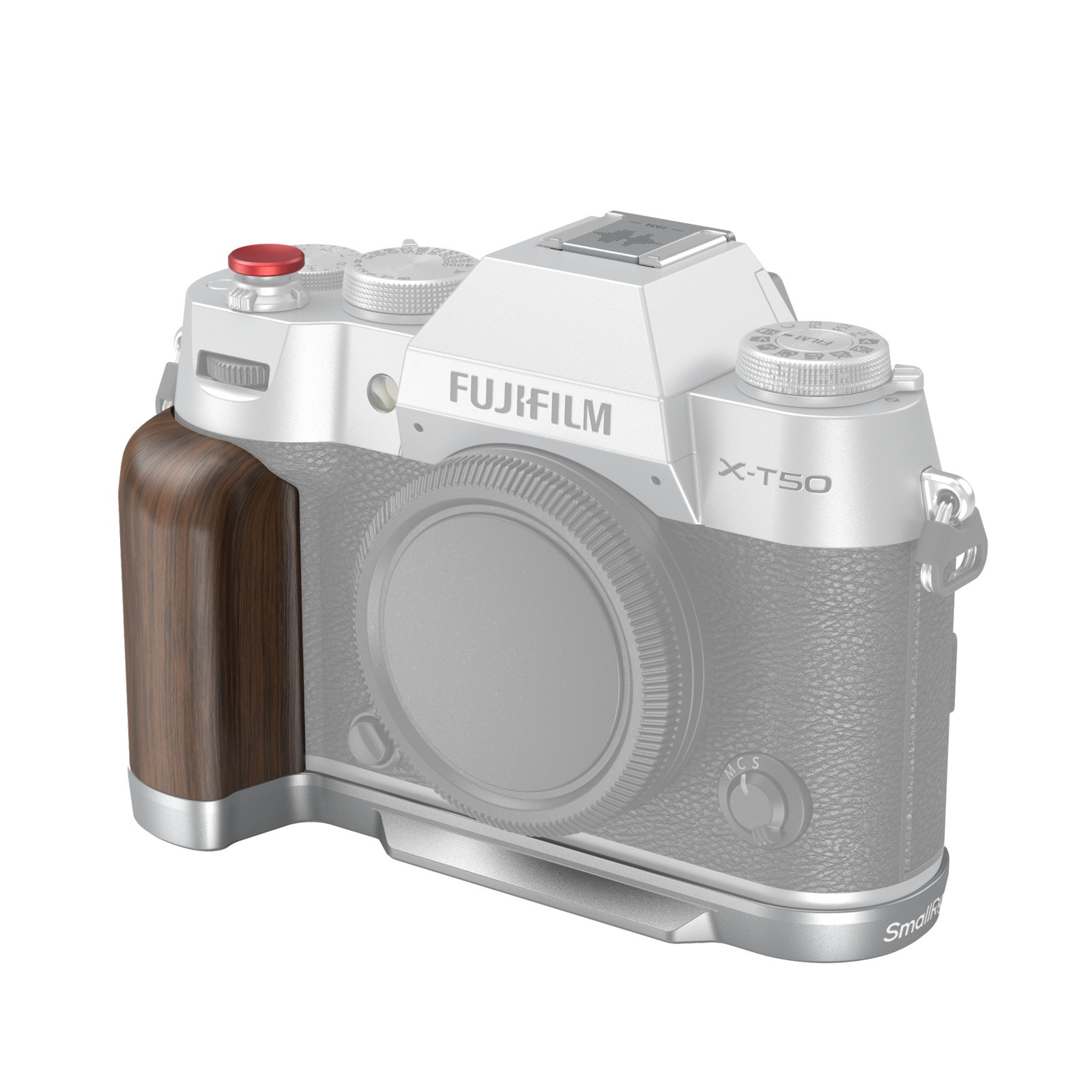 SmallRig L-Shape Mount Plate with Handle for FUJIFILM X-T50 (Silver) 4735B