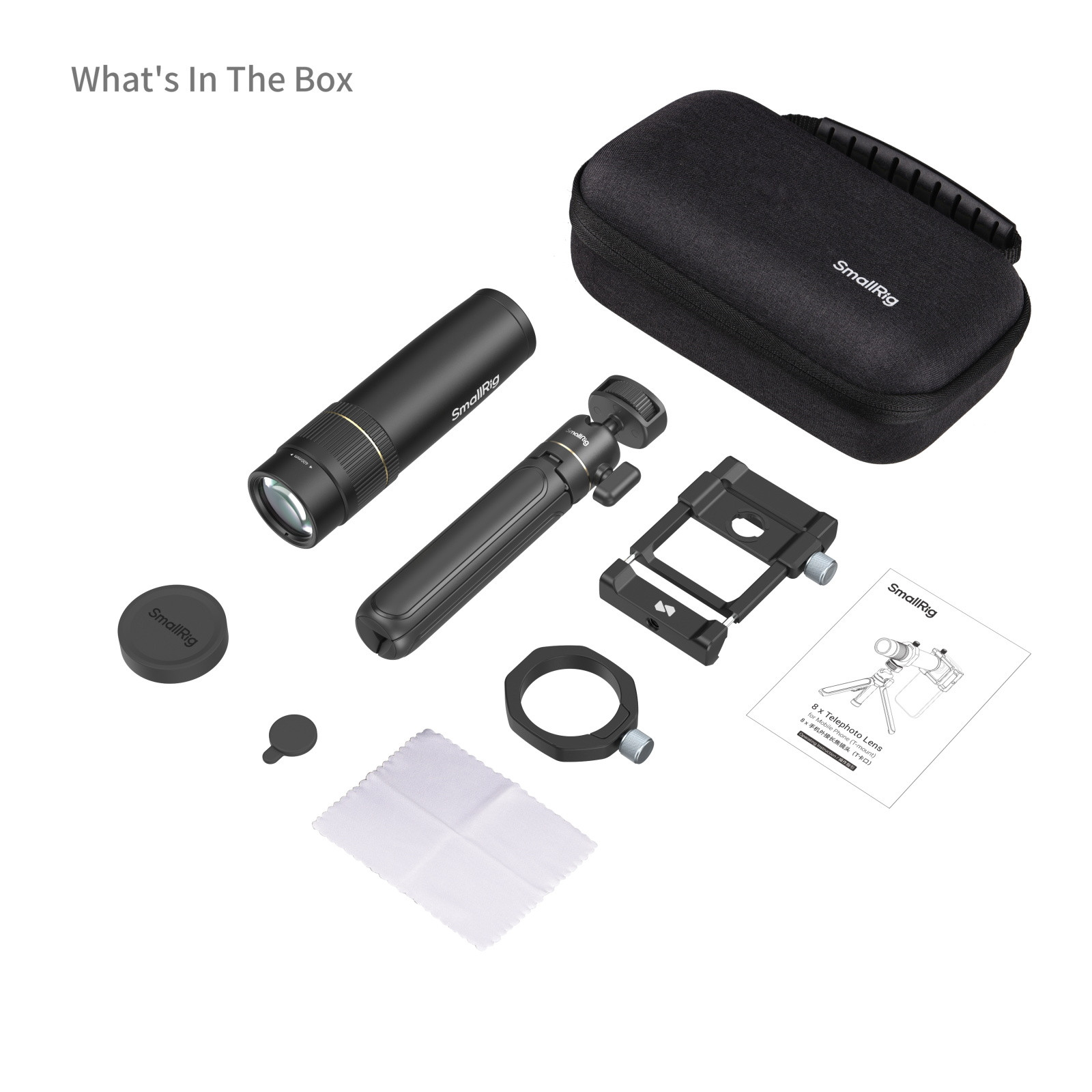 SmallRig 8x Telephoto Lens for Mobile Phone (T-mount) 4737