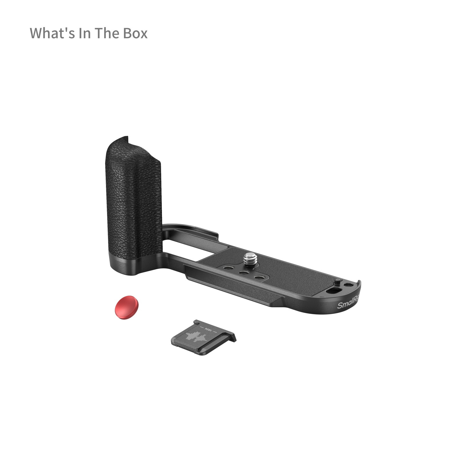 SMALLRIG Piastra di montaggio a L con manico in legno per Fujifilm X-M5 ( nero) 5260