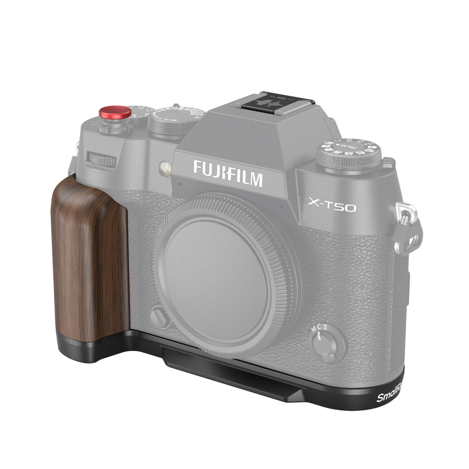 SmallRig L-Shape Mount Plate with Handle for FUJIFILM X-T50 (Black) 4784B