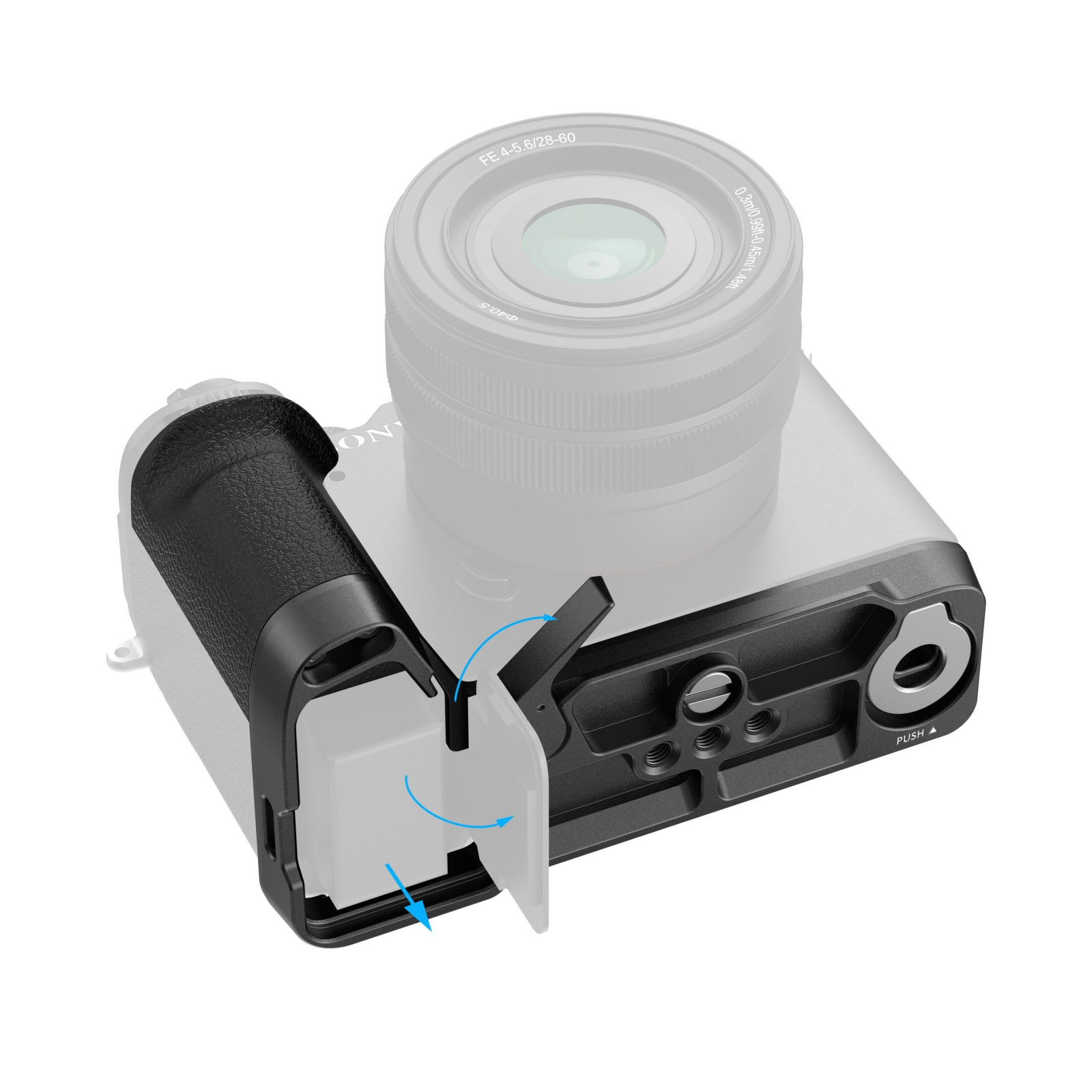 SmallRig L-Shape Mount Plate with Silicone Handle for Sony