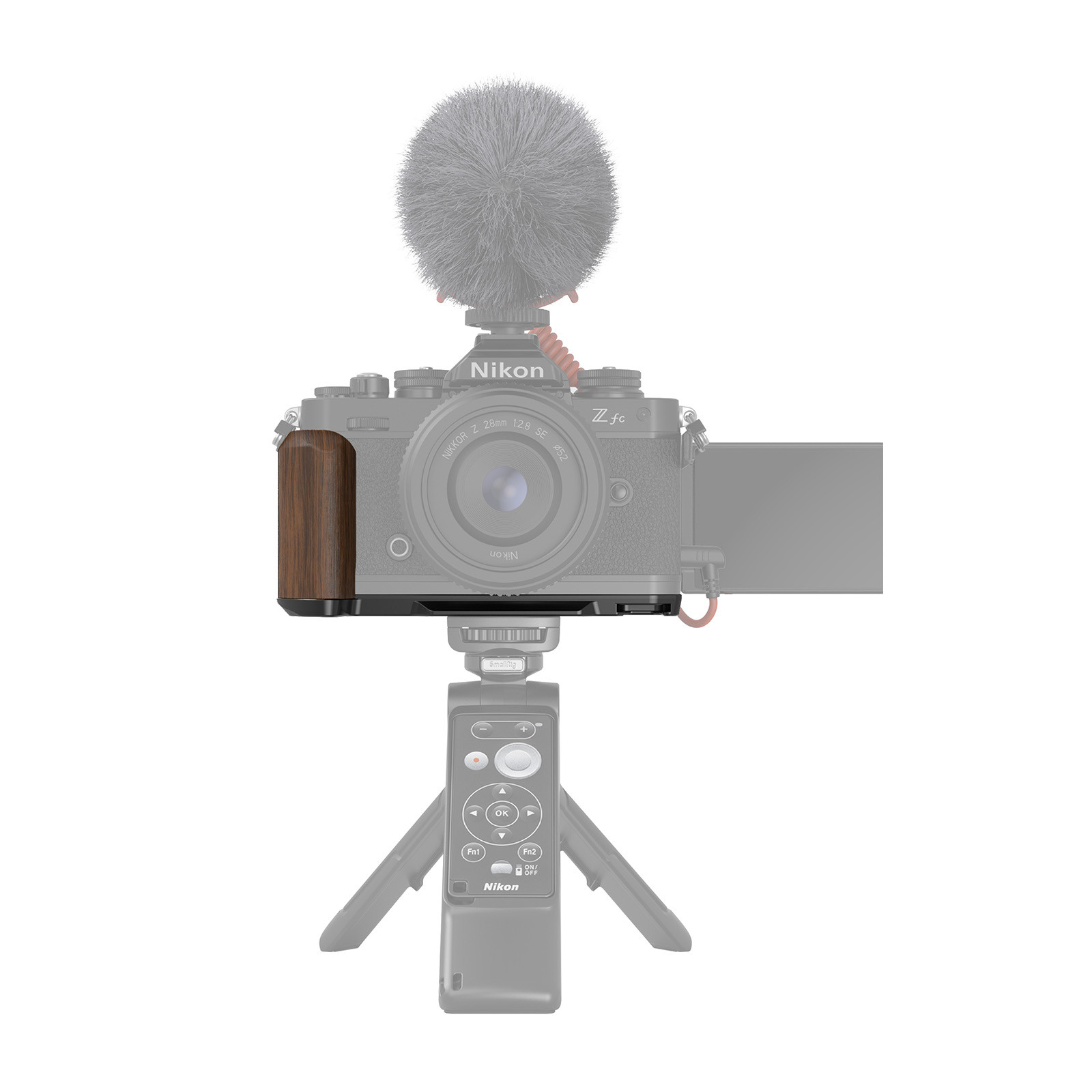 SmallRig Wooden L-Shape Grip for Nikon Z fc (Black) 4802 SmallRig Wooden L-Shape Grip for Nikon Z fc (Black) 4802