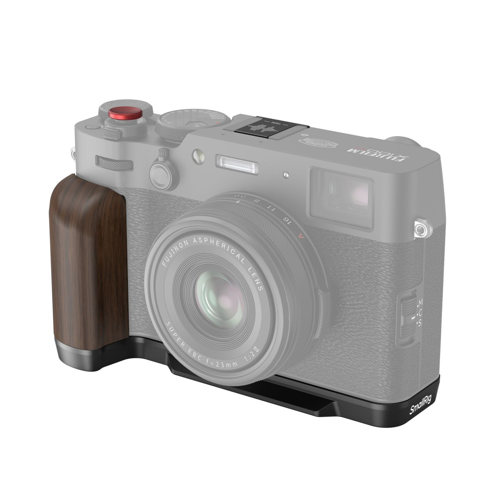 SmallRig Wooden L-Shape Grip for FUJIFILM X100VI / X100V (Black) 4805