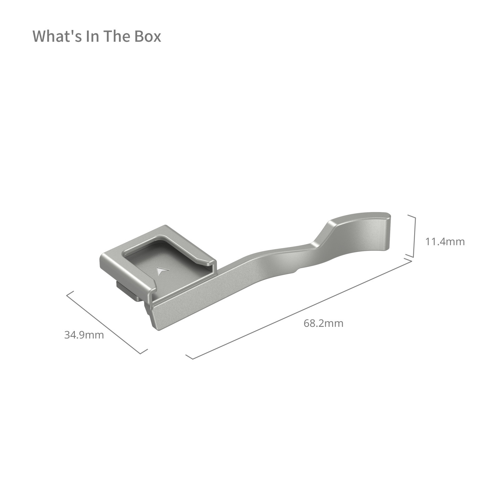SmallRig Thumb Grip for Sony Alpha 7C II / Alpha 7CR / Alpha 7C (Sliver) 4818