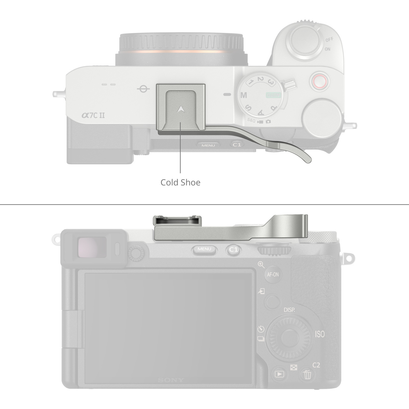 SmallRig Thumb Grip for Sony Alpha 7C II / Alpha 7CR / Alpha 7C (Sliver) 4818