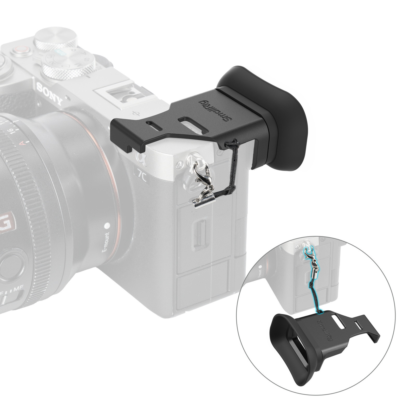 SmallRig Camera Viewfinder Eyecup for Sony Alpha 7C II / Alpha 7CR 4819