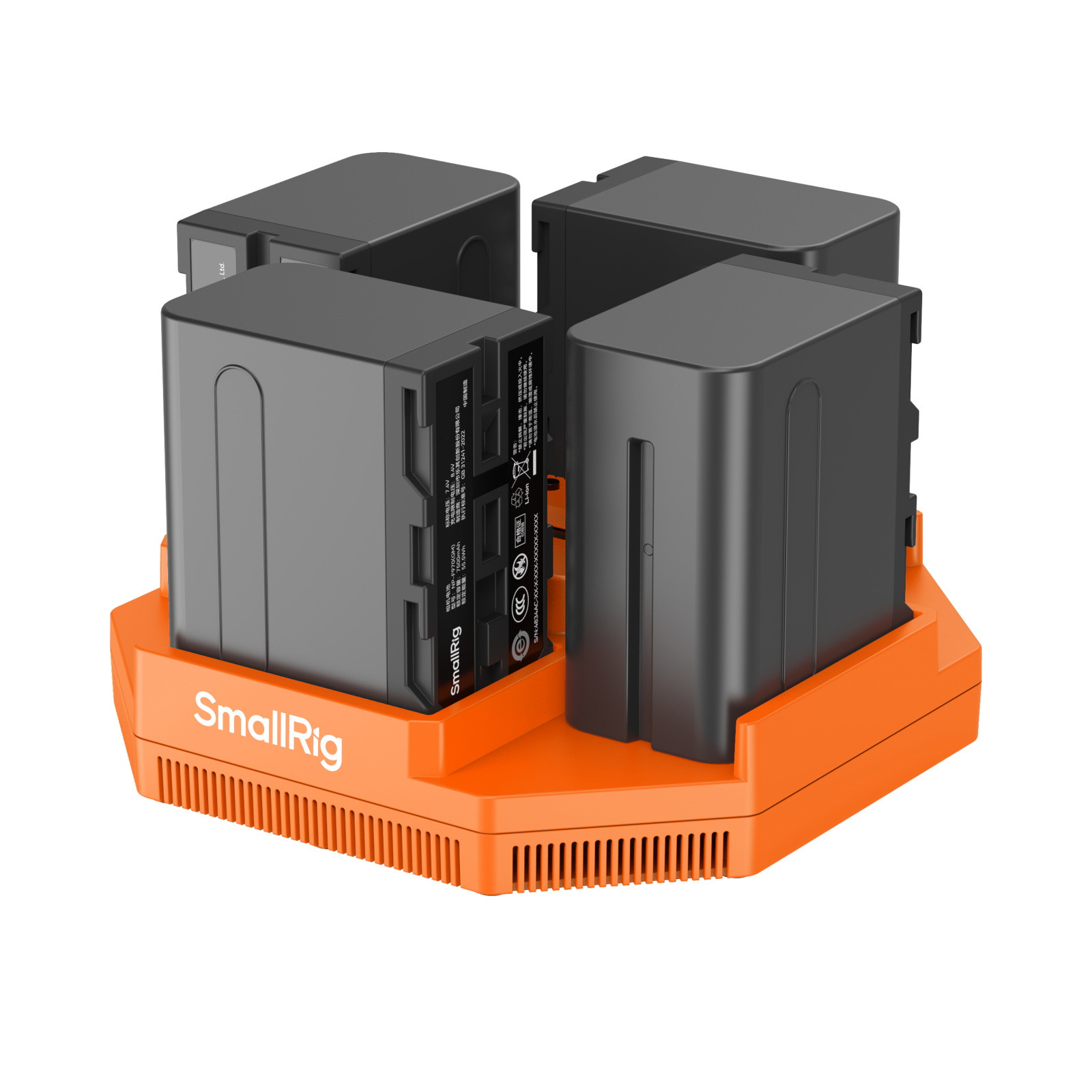 SmallRig 4-Channel Camera Battery Charger & 4-Battery Kit for Sony NP-F970 4834