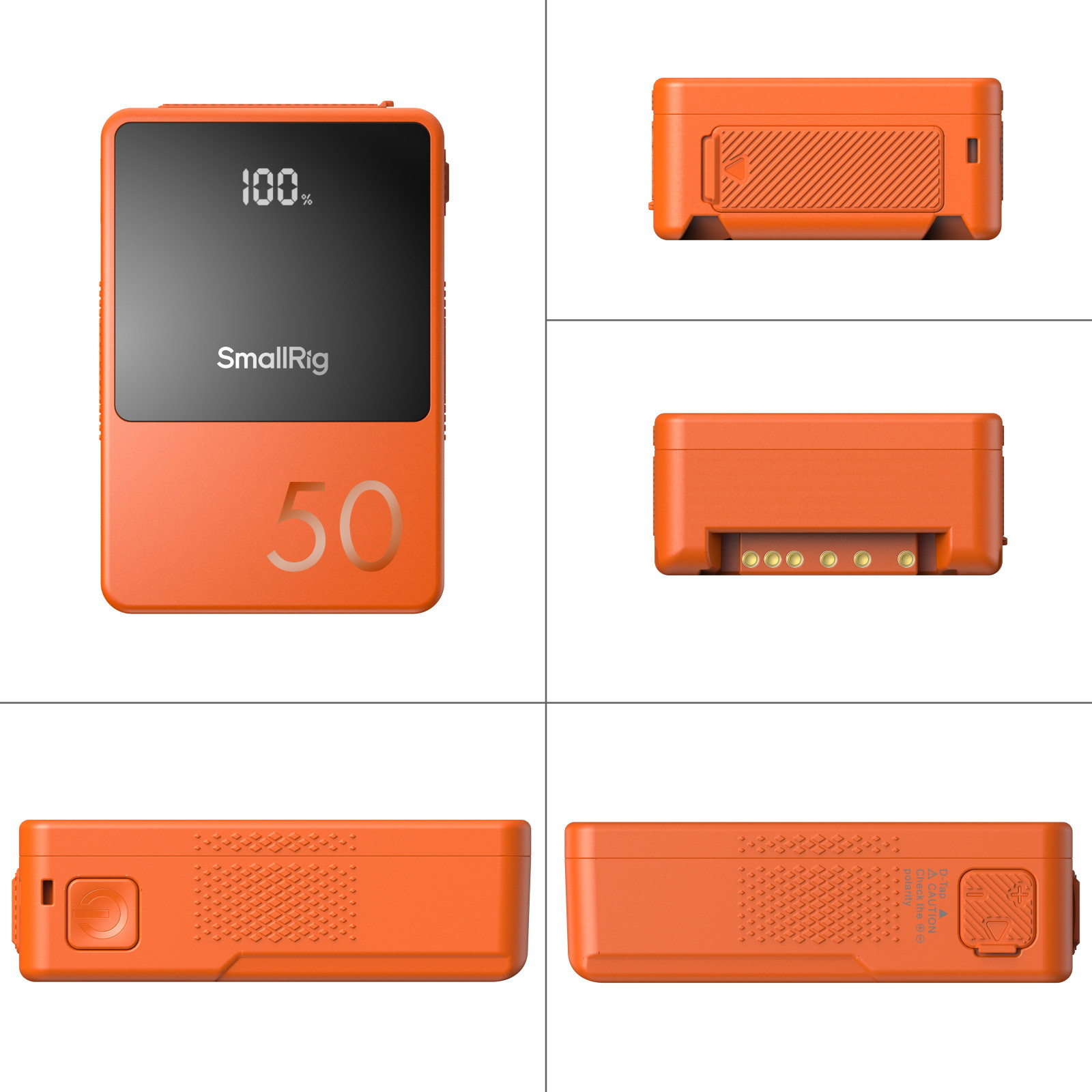 SmallRig VB50 mini V Mount Battery (Orange) 4871