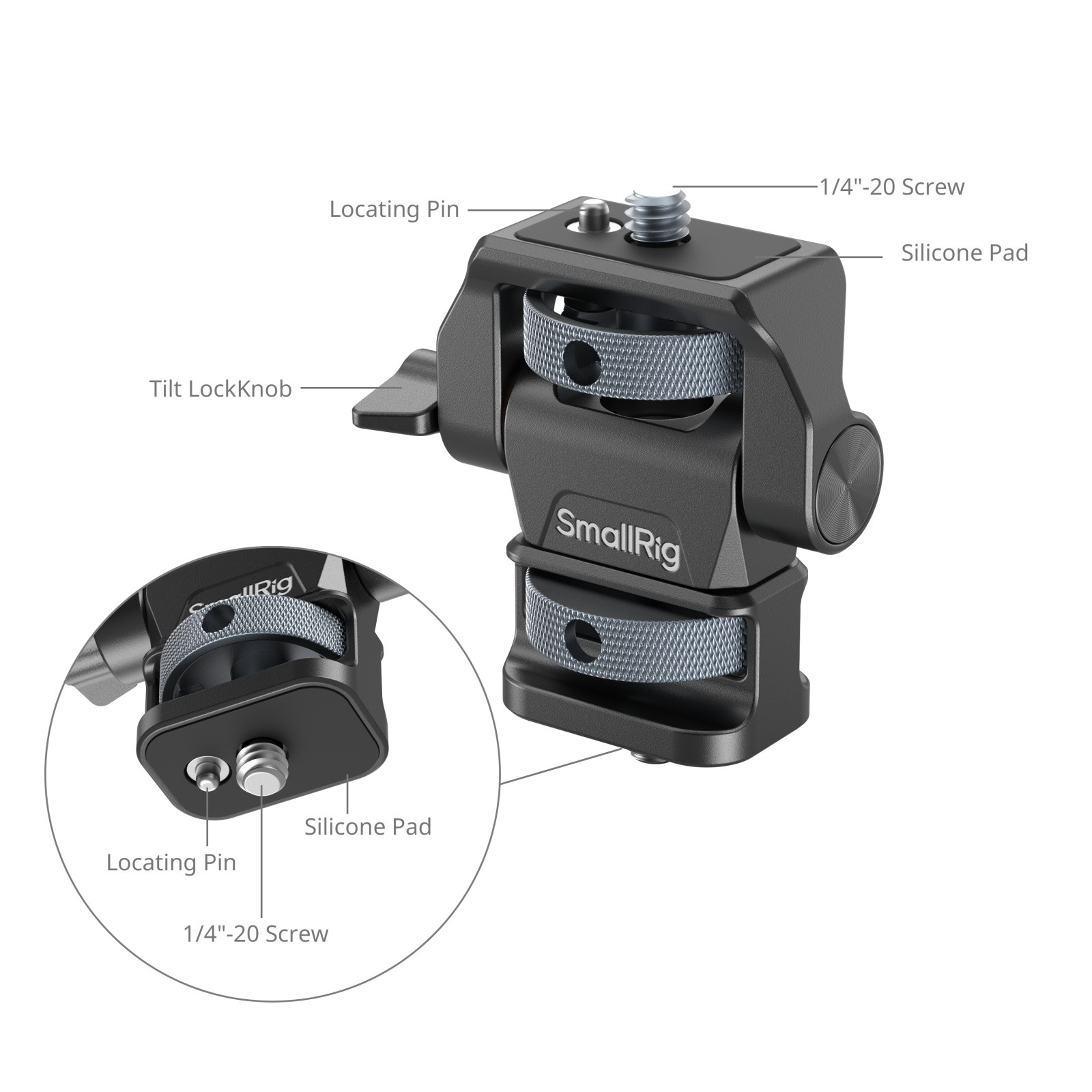 Reference Monitor Support For Small Rig SmallRig Swivel and Tilt Adjustable Monitor Support with 1/4