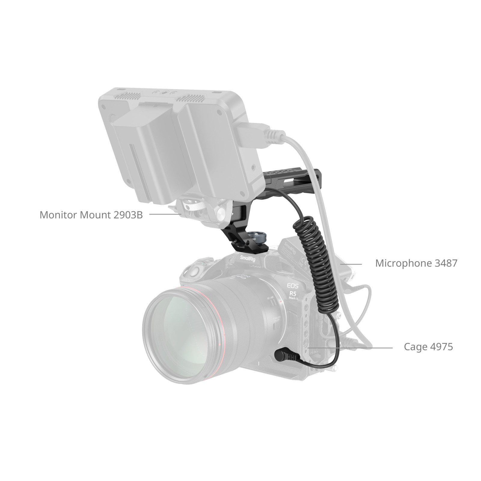 SmallRig Top Handle with Rec Trigger (ARRI Locating Screw) 4927