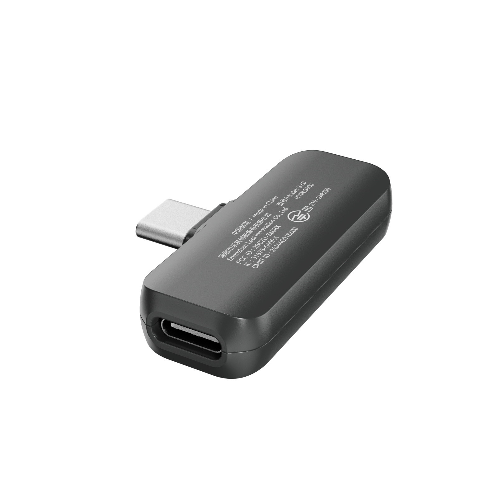 SmallRig S 60 Wireless Microphone (Black / USB-C Version) 4934