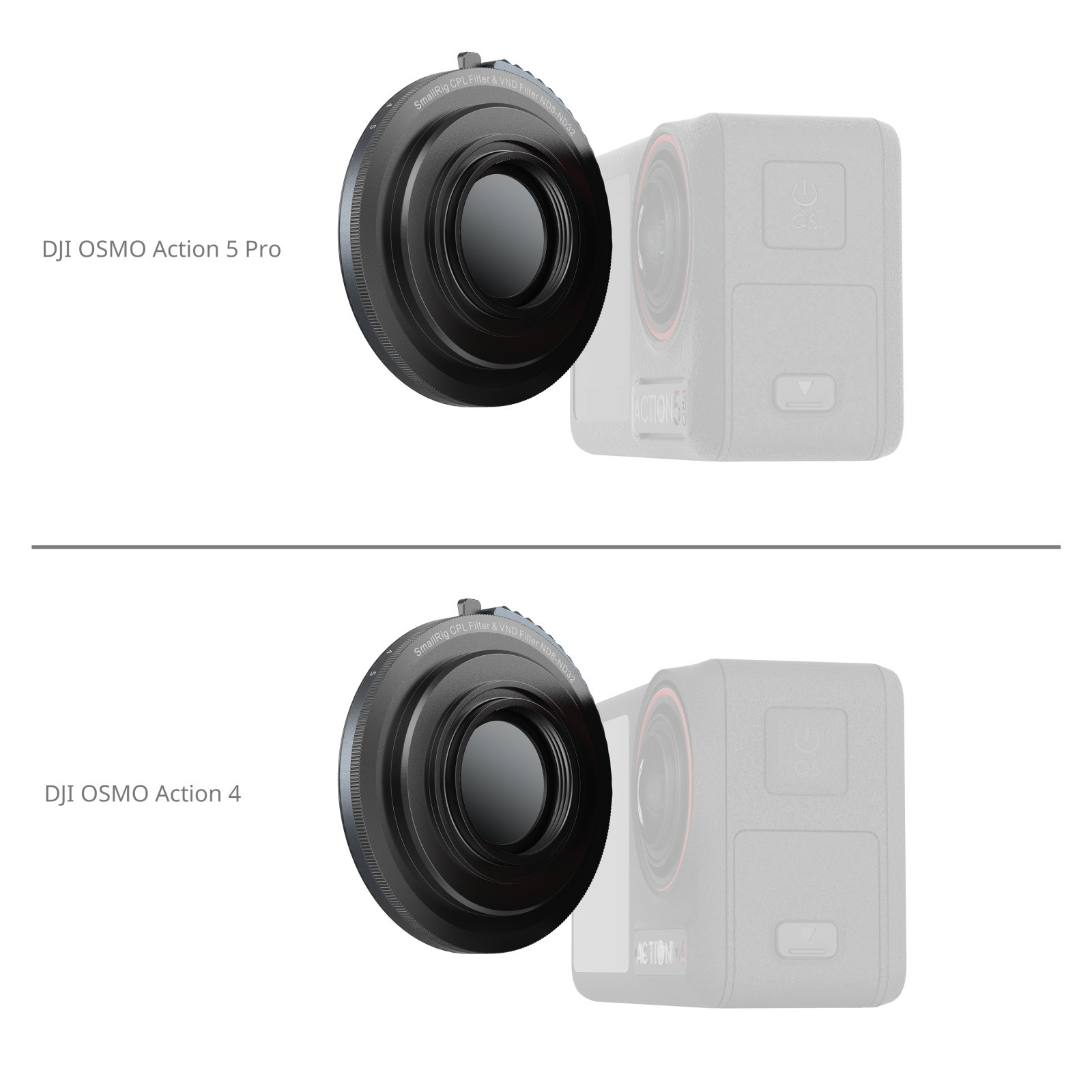 SmallRig CPL & VND 3-5 Filter for DJI Osmo Action 4 4941
