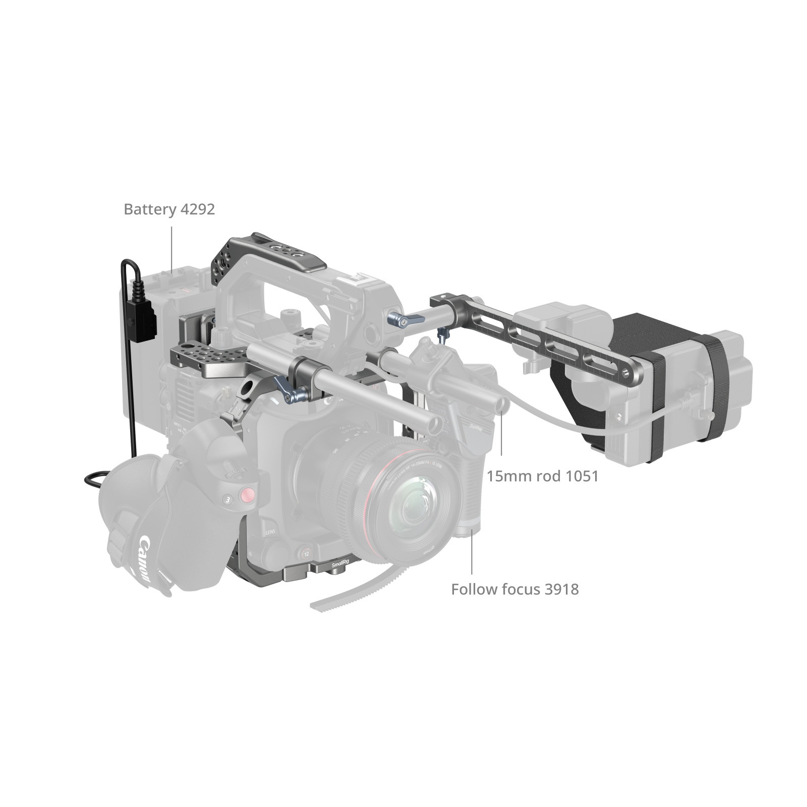 SmallRig Advanced Cage Kit for Canon EOS C400 4946