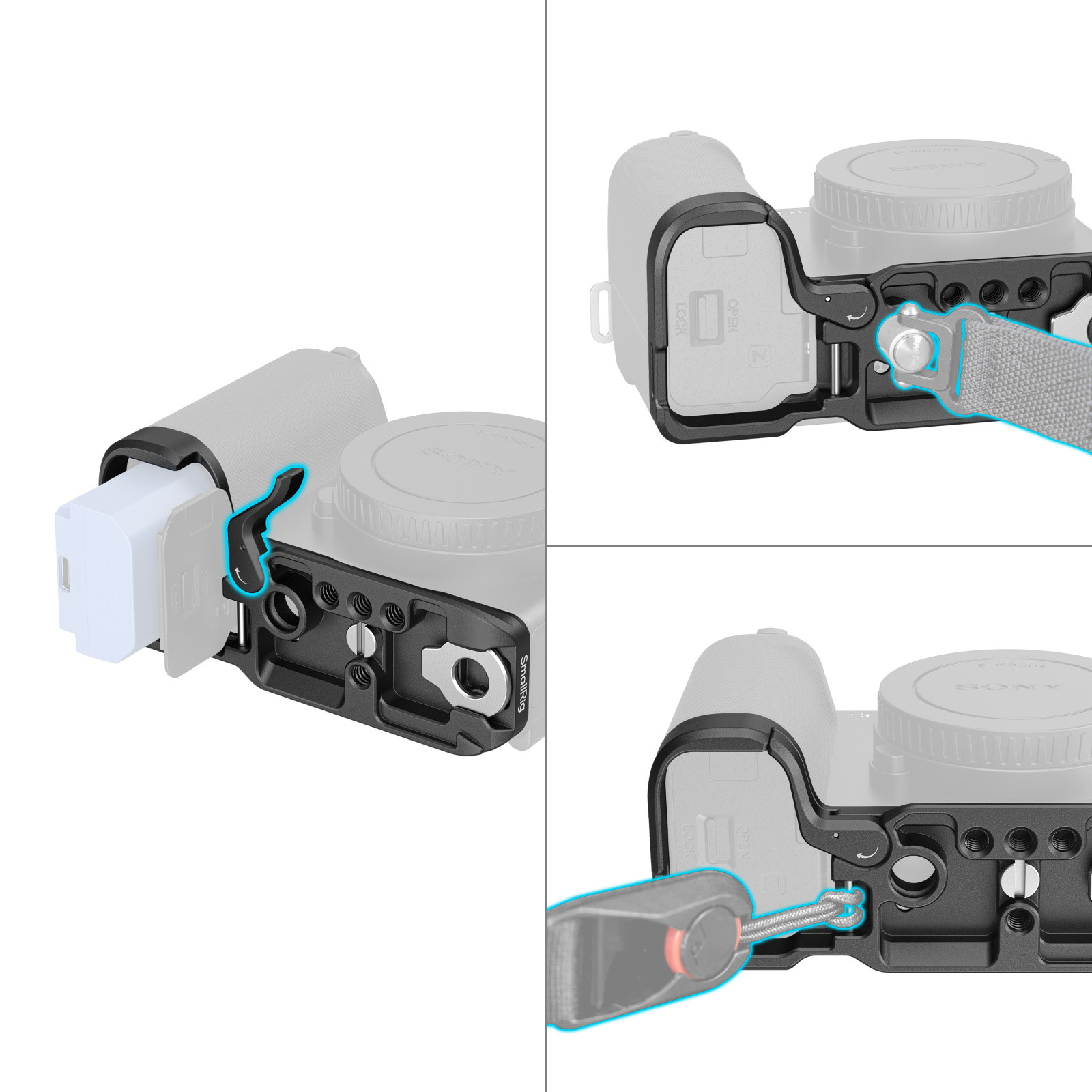 SmallRig Baseplate for Sony ZV-E10 II 4950 SmallRig Baseplate for Sony ZV-E10 II 4950