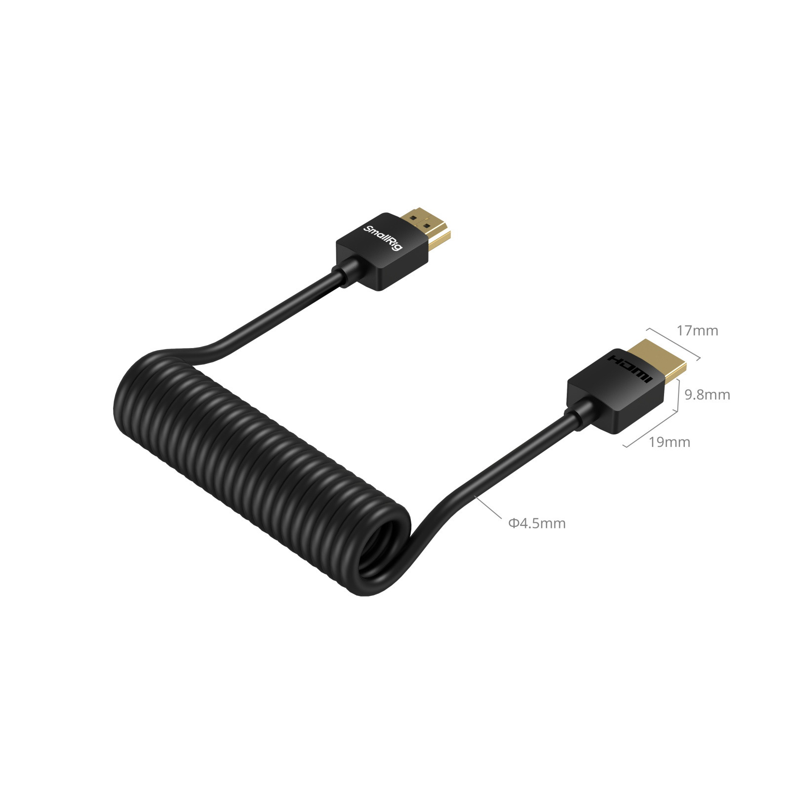 SmallRig Coiled HDMI Data Cable (A to A) 4963
