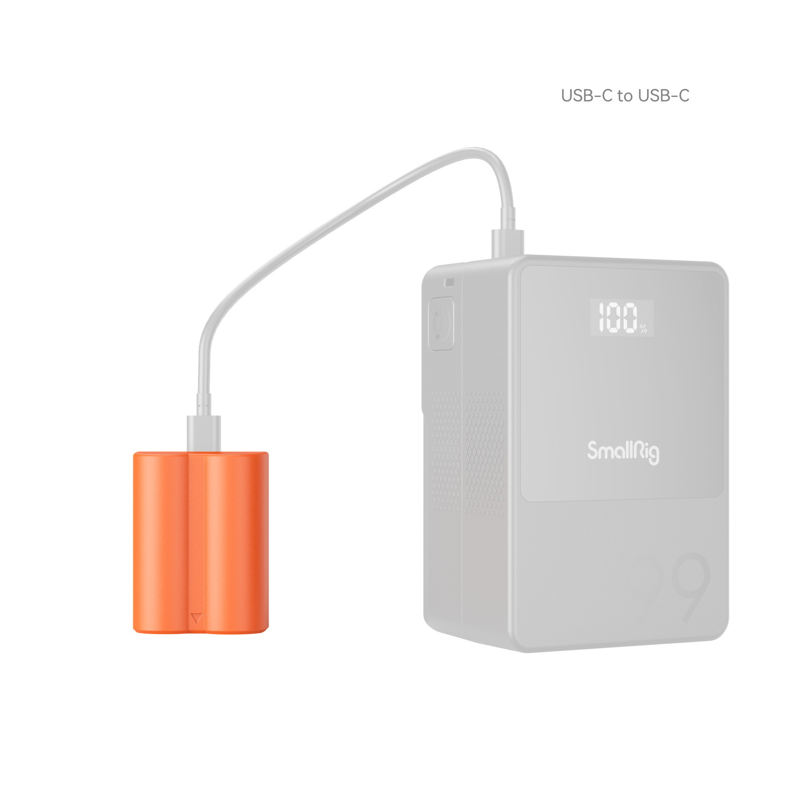 SmallRig USB-C Rechargeable Camera Battery for Fujifilm NP-W235 (Orange) 4970