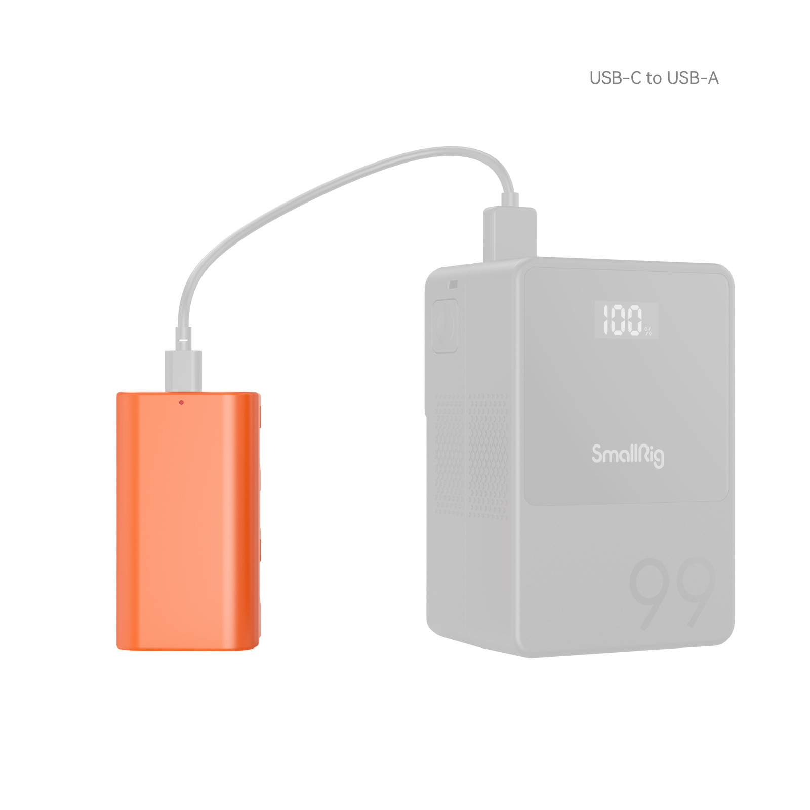 SmallRig Rechargeable Camera Battery for Sony NP-F550 (Orange) 4971