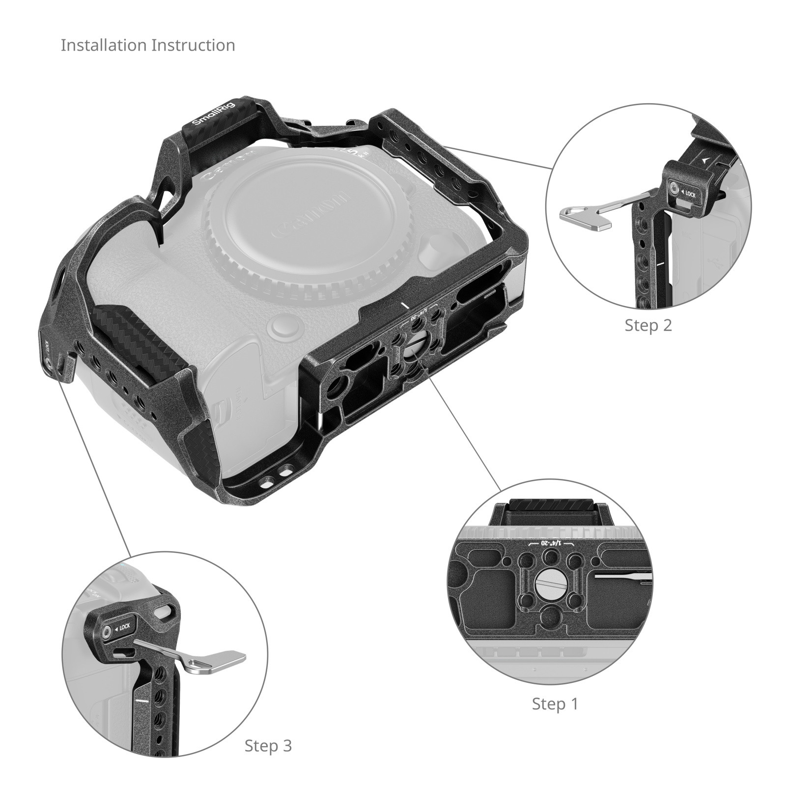 SmallRig "Black Mamba" Cage for Canon EOS R5 Mark II 4975