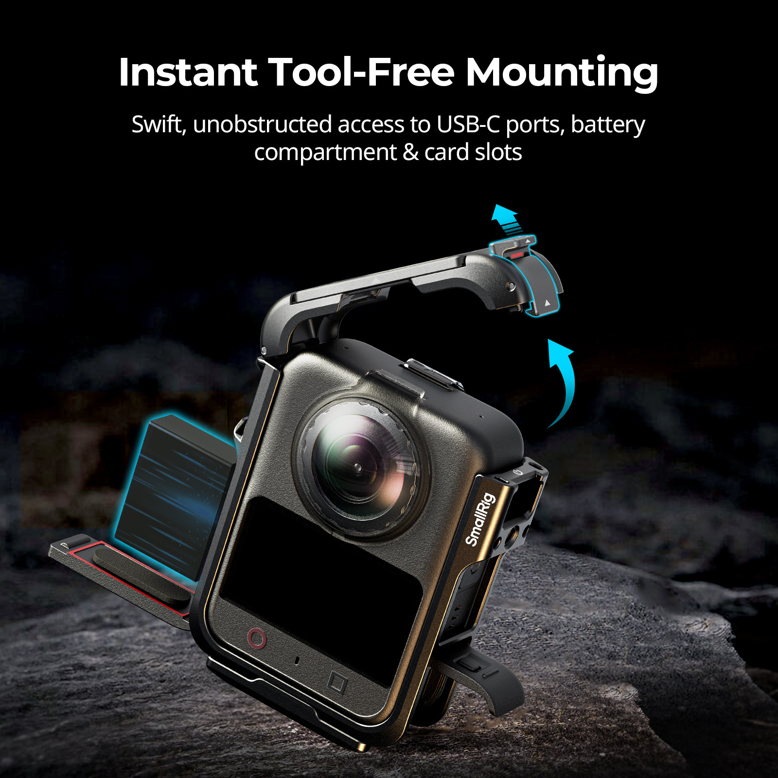 SmallRig Cage for DJI Osmo 360 II (Basic Edition) 6716