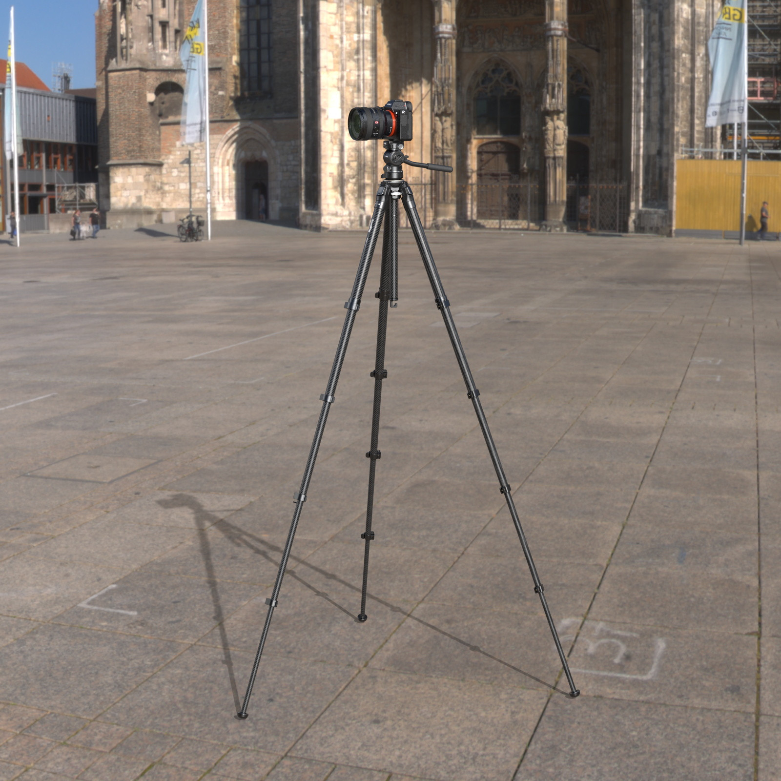 SmallRig Portable Carbon Fiber Travel Tripod Kit 5028