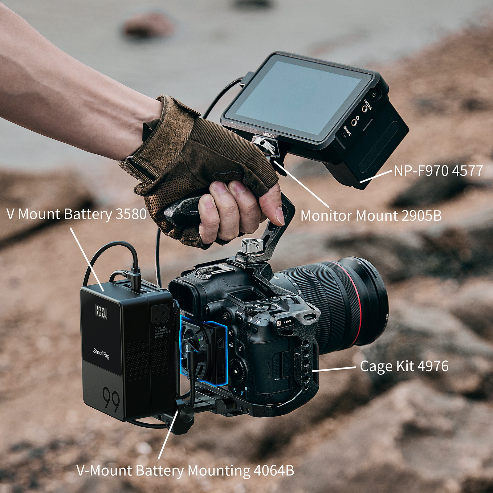 SmallRig Cooling Fan for Canon EOS R5 Mark II & R5 5063