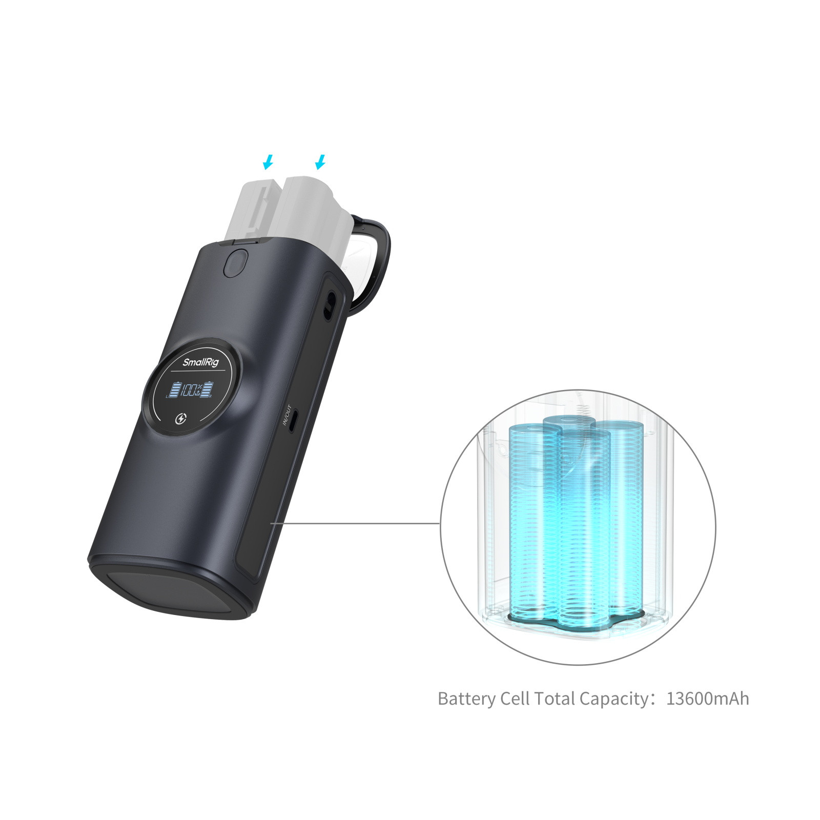 SmallRig Power Bank Charger Case Kit for Nikon EN-EL15c Camera Batteries 5110