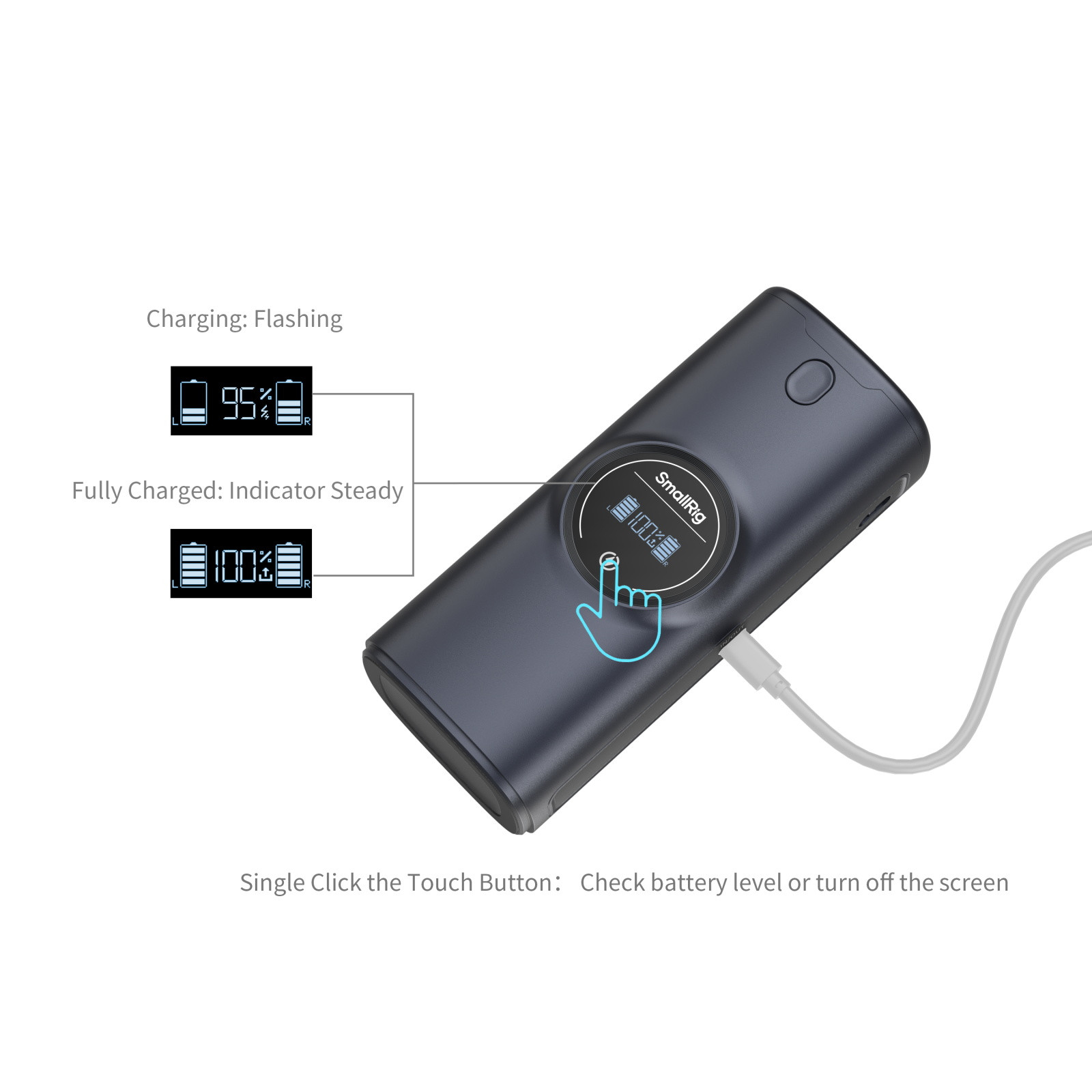 SmallRig Power Bank Charger Case Kit for Nikon EN-EL15c Camera Batteries 5110