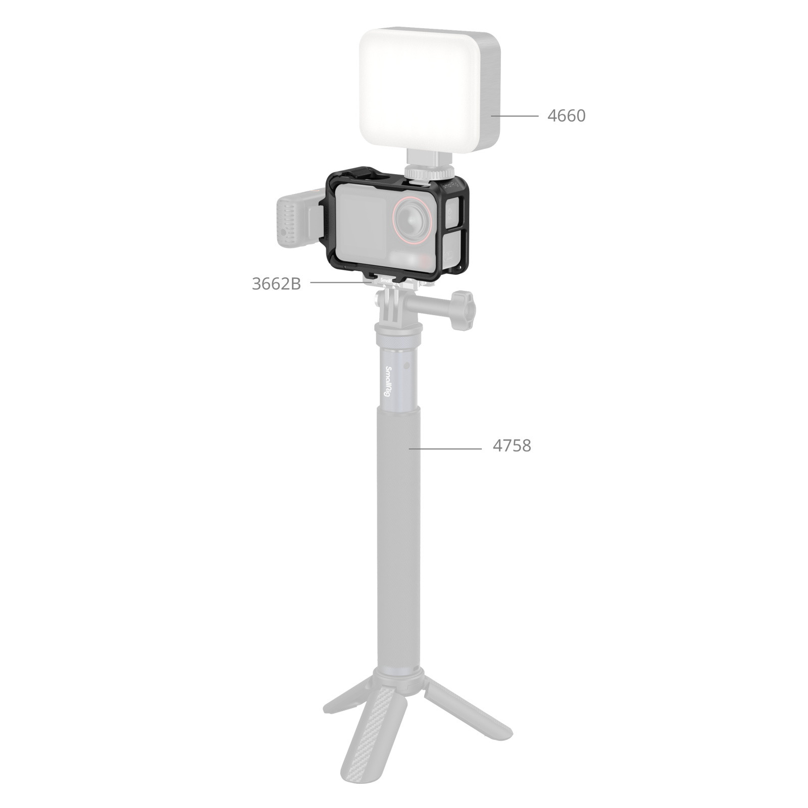 SmallRig Cage for DJI OSMO Action 5 Pro / 4 / 3 5135
