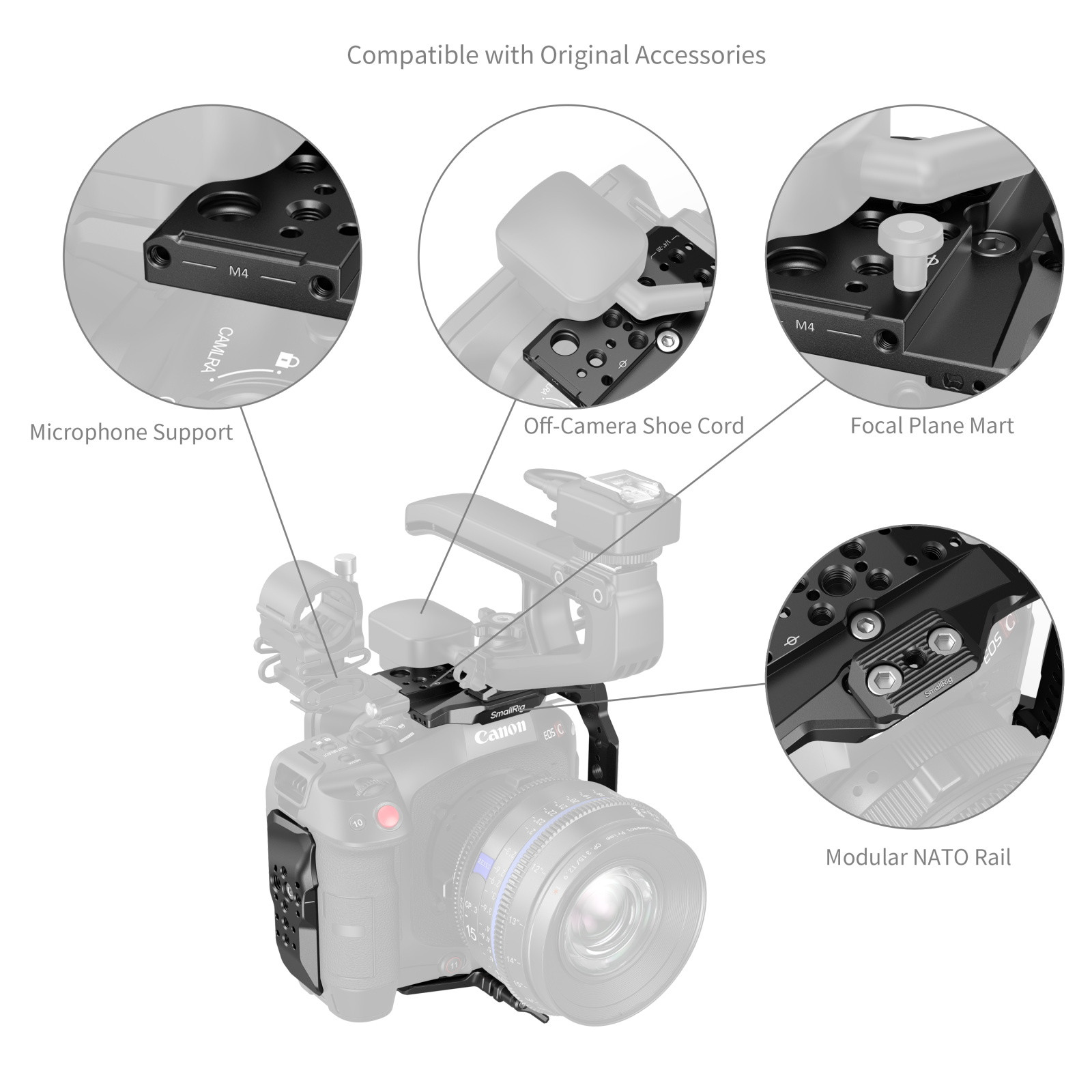SmallRig Cage Kit for Canon EOS C80 5136