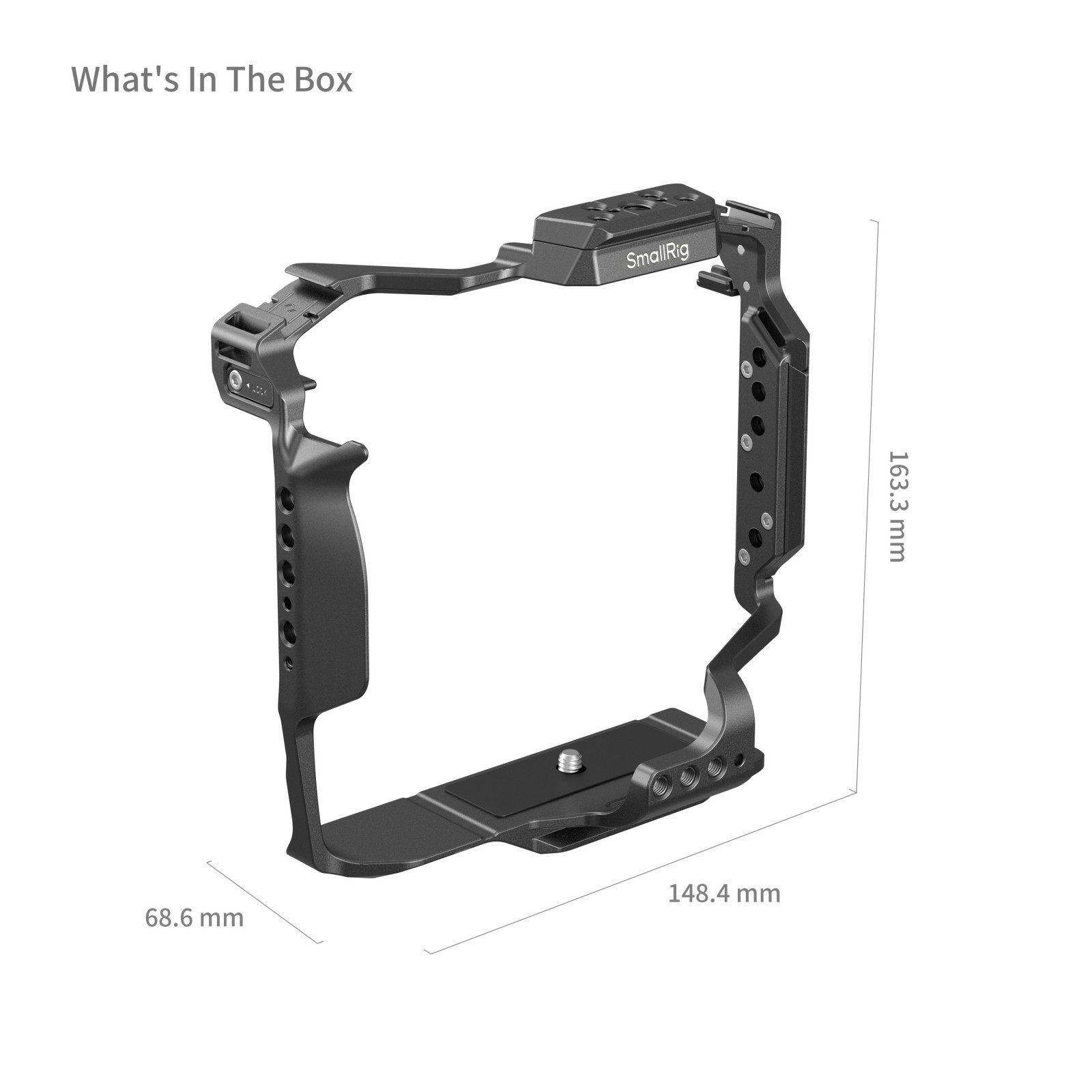 SmallRig Cage for Panasonic LUMIX S1R II / S5 II / S5 IIX / G9 II with DMW-BG1 / DMW-BG2 Battery Grip 5147
