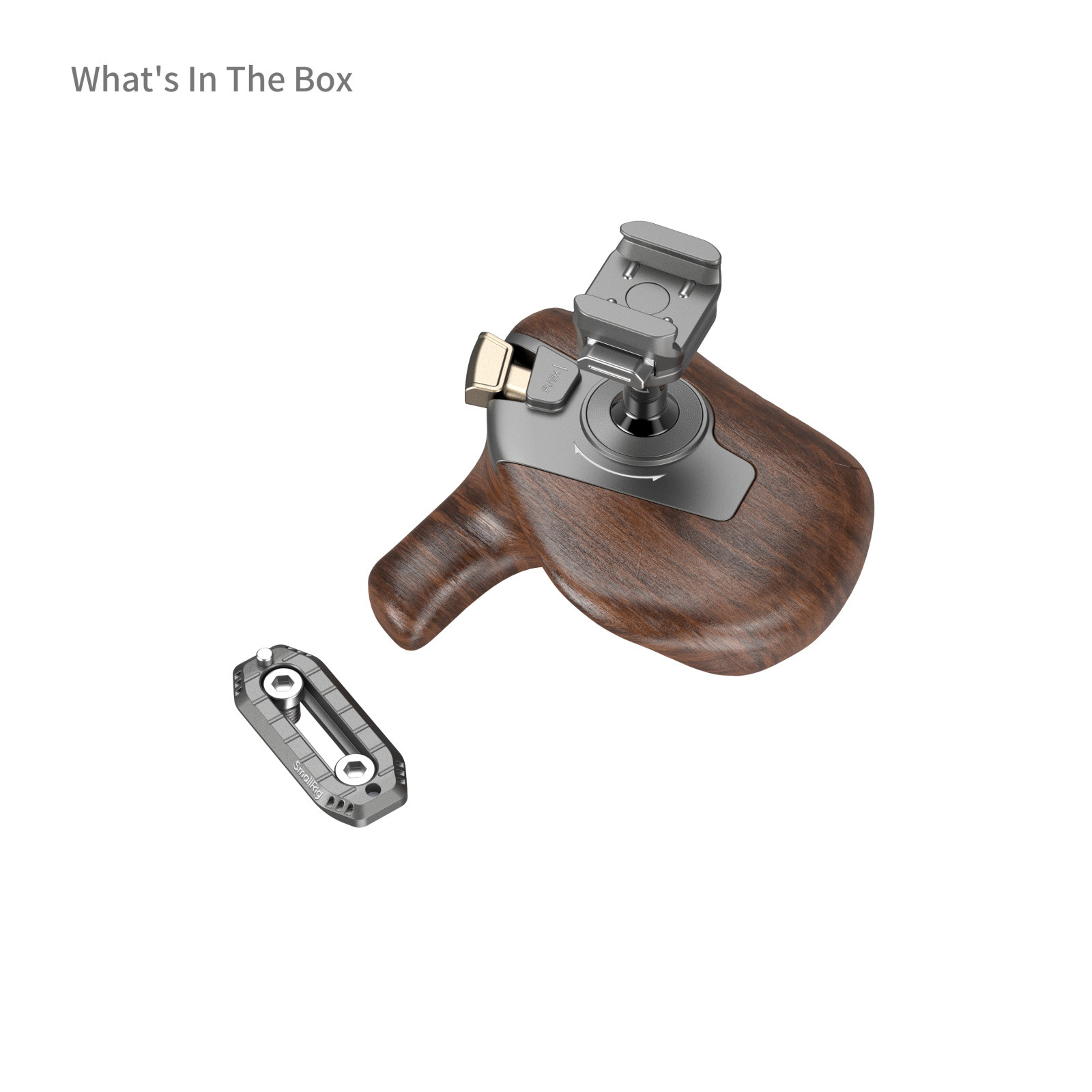 SmallRig "ImageGrip" Series Wooden Handle with NATO Clamp (Left Side) 5161