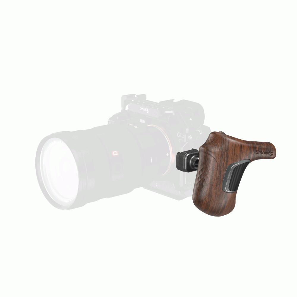 SmallRig "ImageGrip" Series Wooden Handle with NATO Clamp (Left Side) 5161