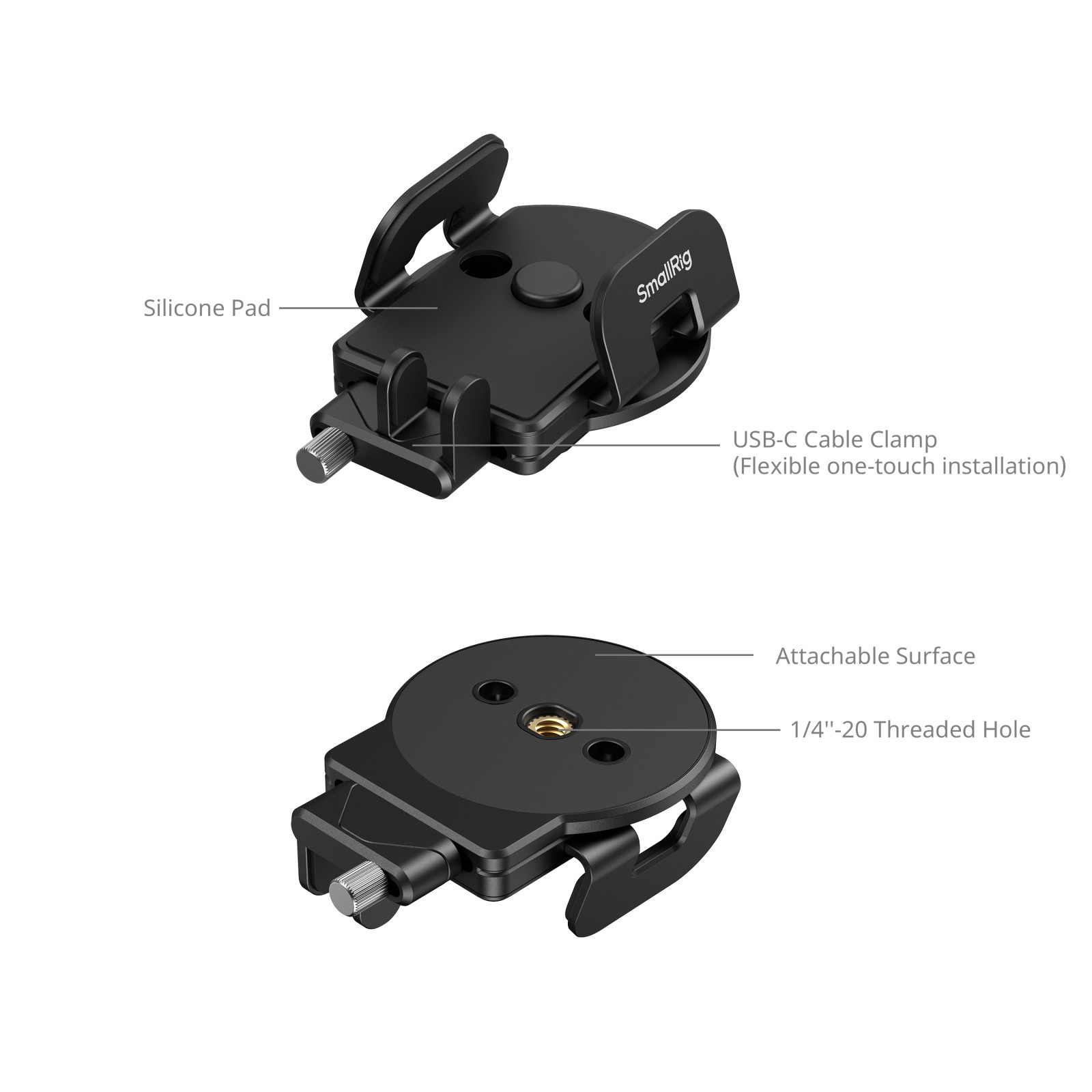 SmallRig Universal Mounting Clamp for External SSD 5196