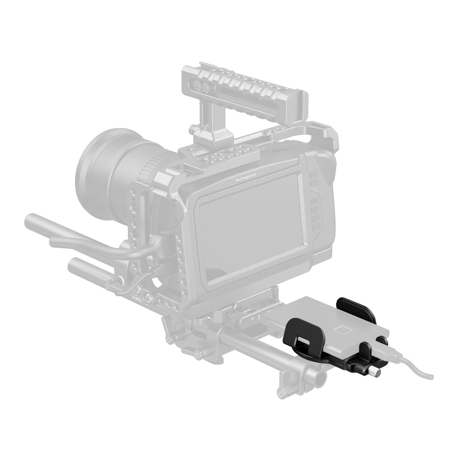 SmallRig Universal Mounting Clamp for External SSD 5196