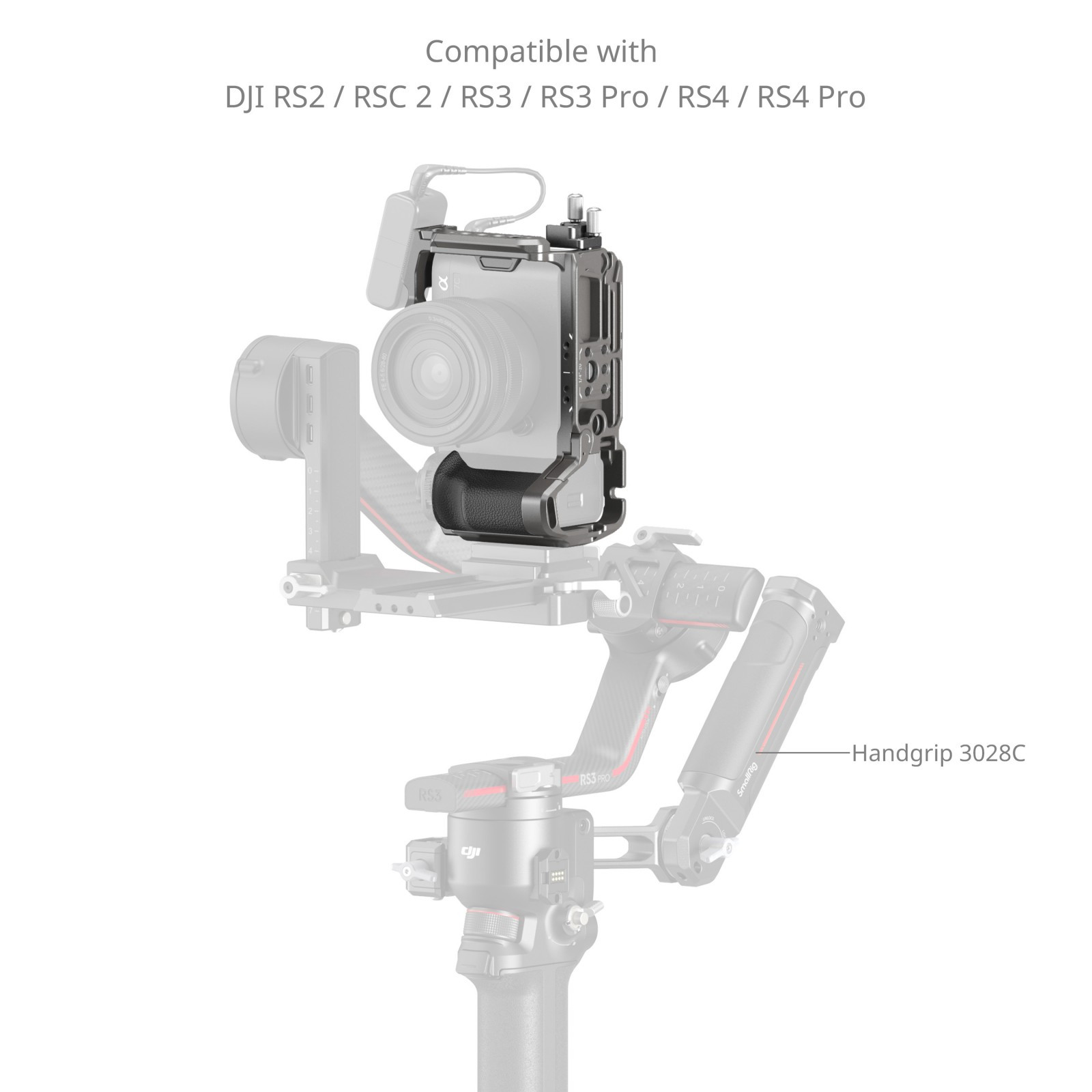 SmallRig “HawkLock” Quick Release Cage Kit with Silicone Handle for Sony Alpha 7C II / 7CR 5198