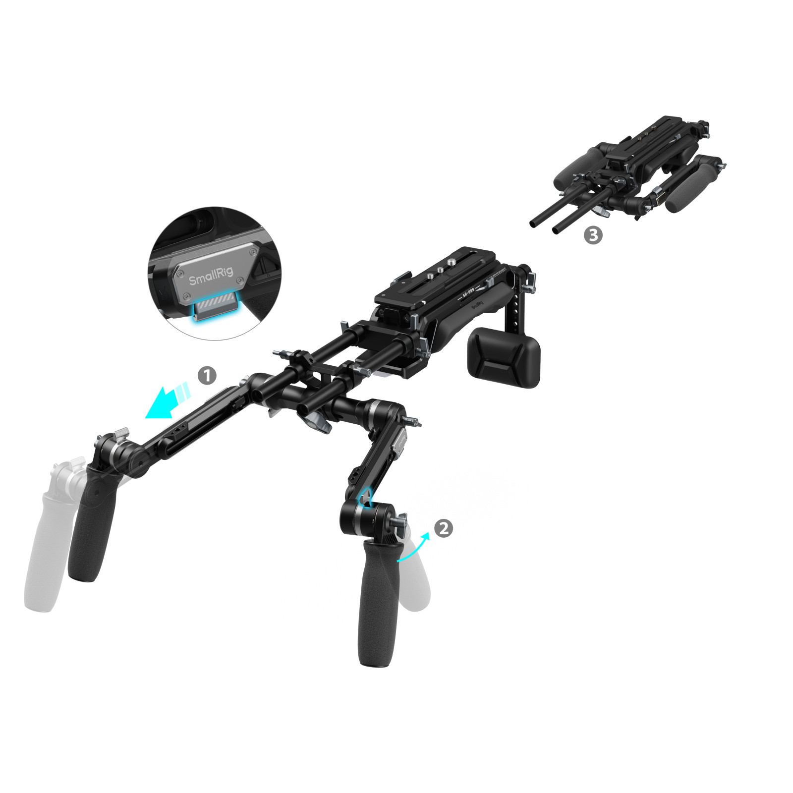 SmallRig "HawkLock" VCT-14 Type Shoulder Rig (SR009) 5199