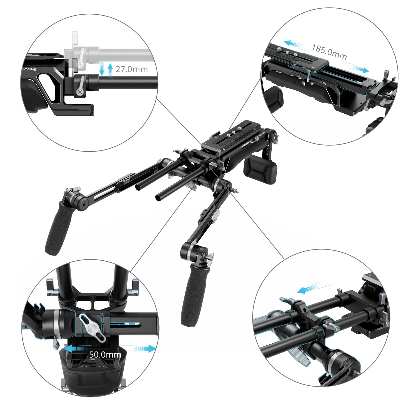 SmallRig "HawkLock" VCT-14 Type Shoulder Rig (SR009) 5199