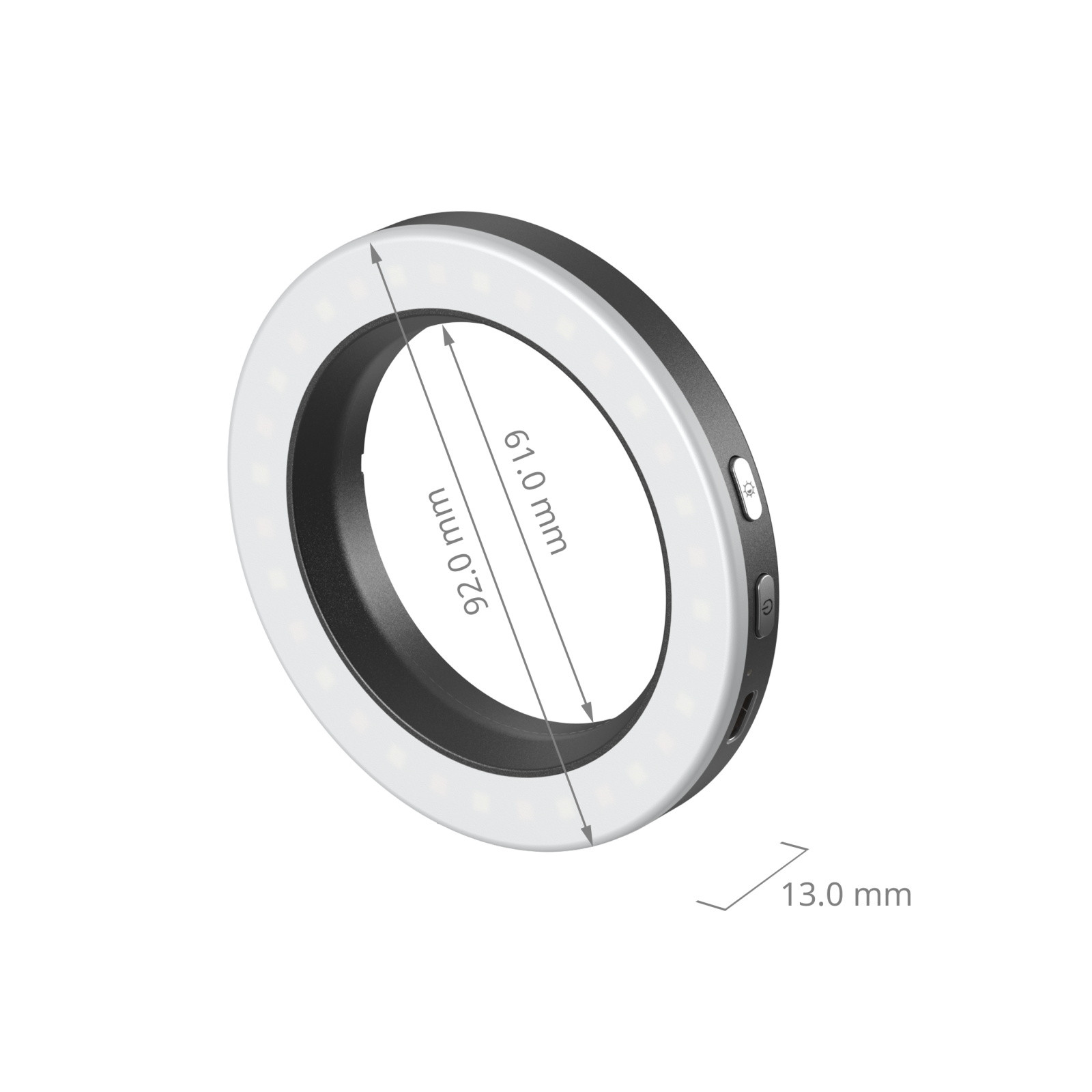 SmallRig Vibe P30 67mm Ring LED Video Light (Universal Threaded Filter Adapter Kit) 5203