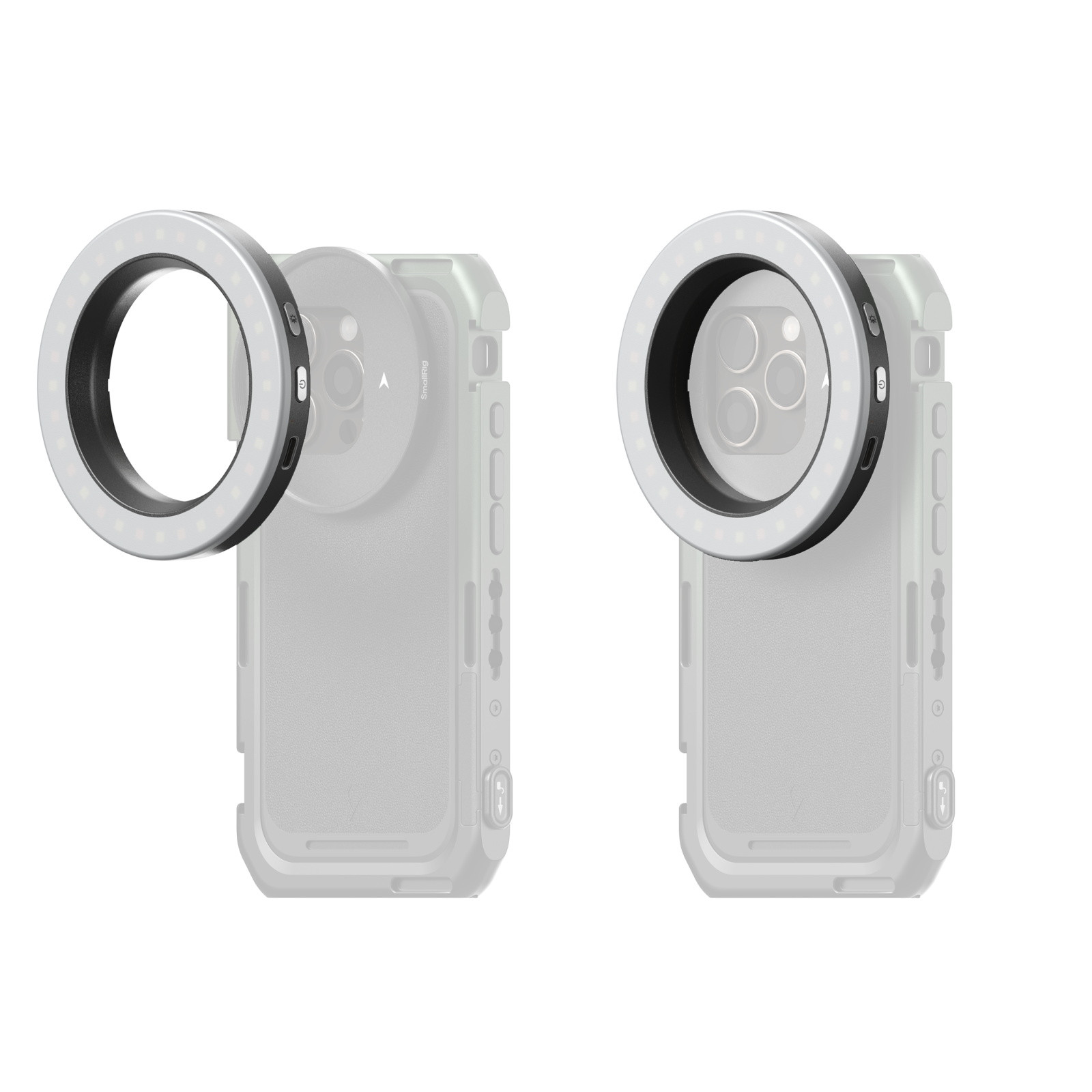 SmallRig Vibe P30 67mm Ring LED Video Light (Universal Threaded Filter Adapter Kit) 5203