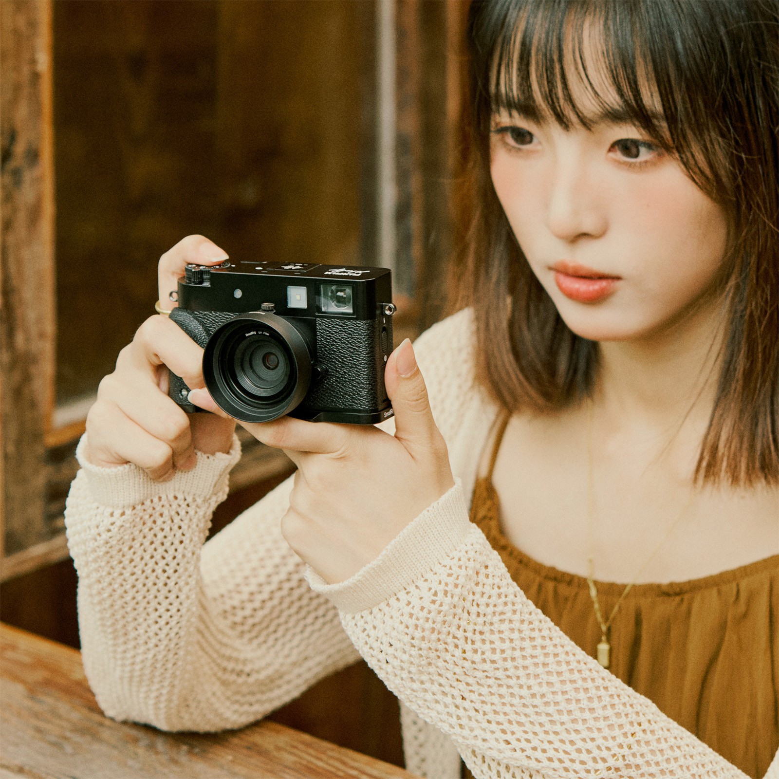 SmallRig Lens Hood for FUJIFILM X half (Black) 5215