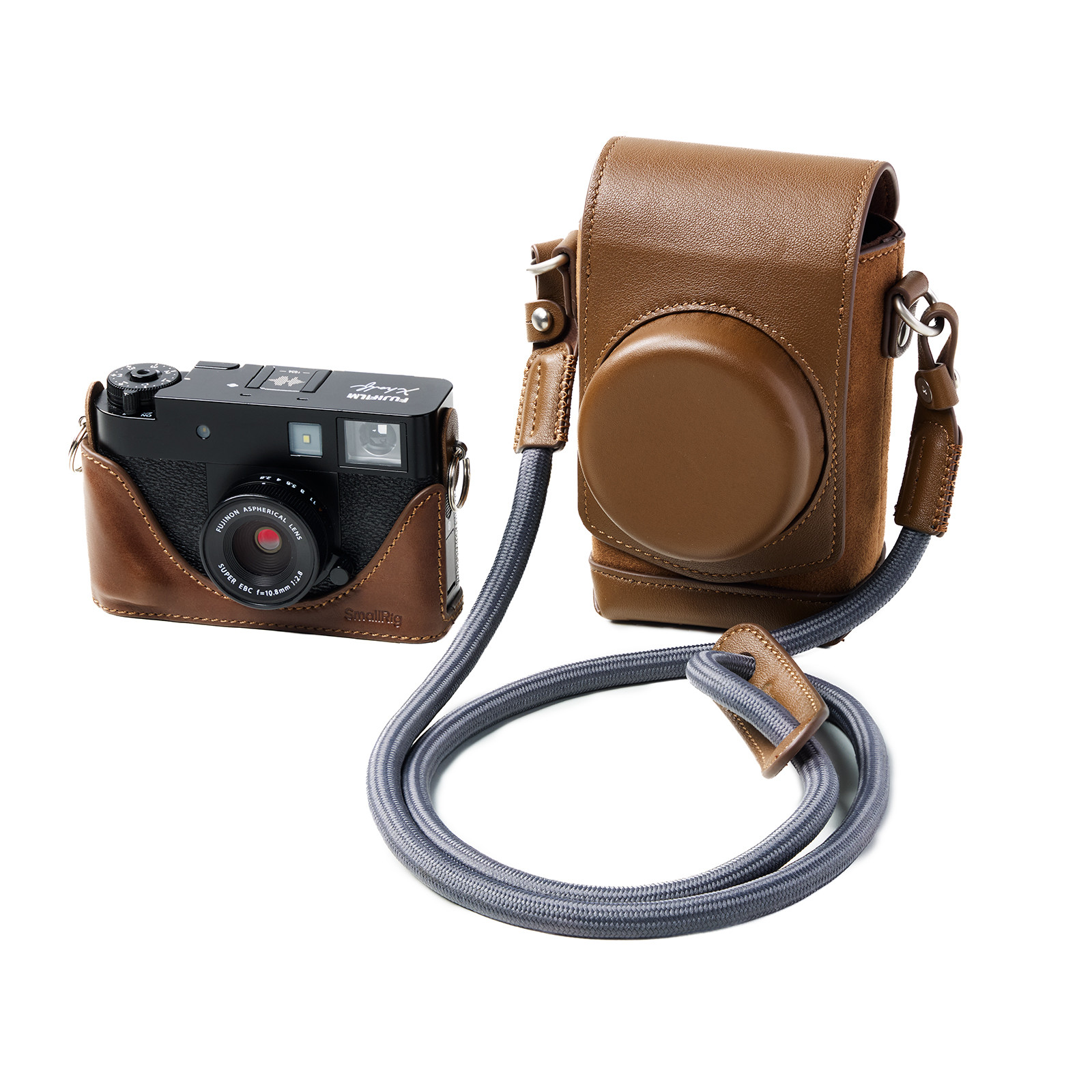 SmallRig Leather Case Kit for FUJIFILM X half (Brown) 5218